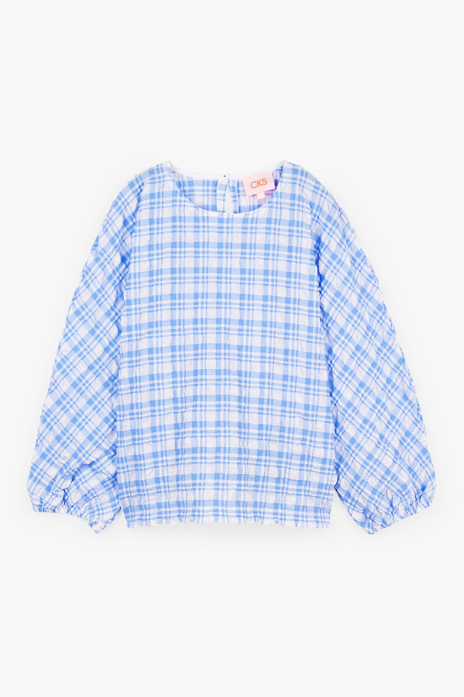 CKS Teens - PEMERY - blouse korte mouwen - lichtblauw