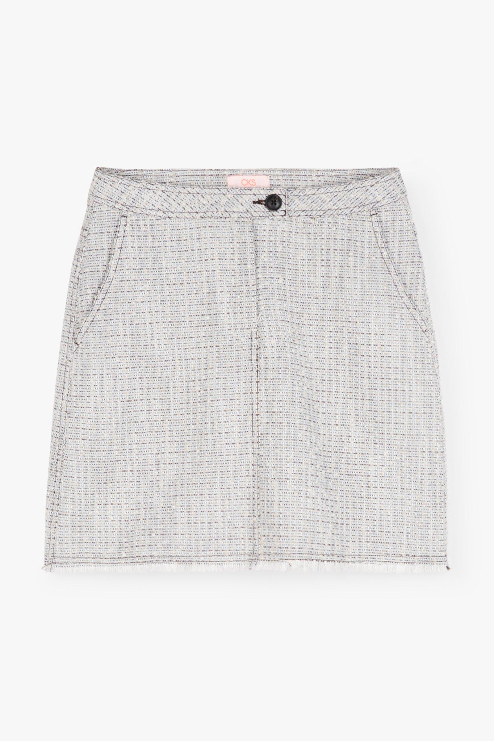 CKS Teens - PEG - jupe courte - gris foncé