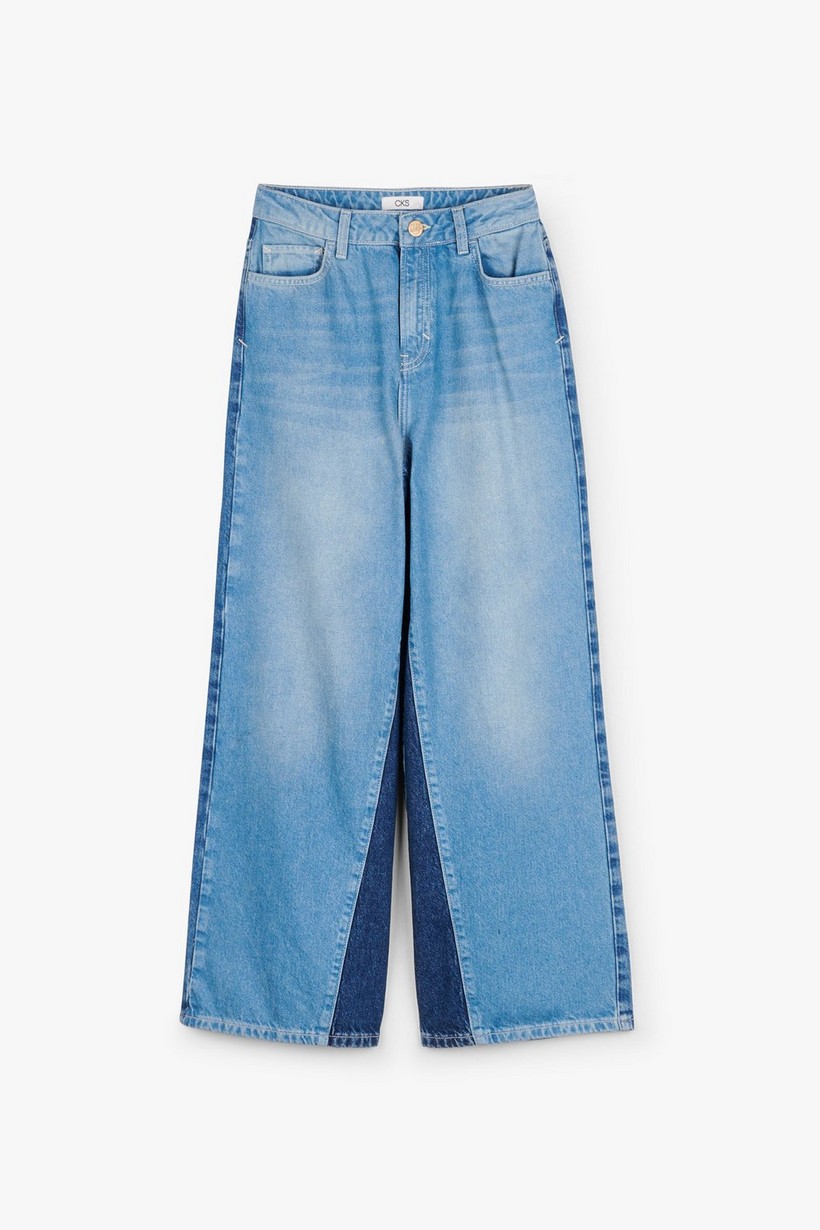 CKS Teens - PALAZZO - lange jeans - blauw