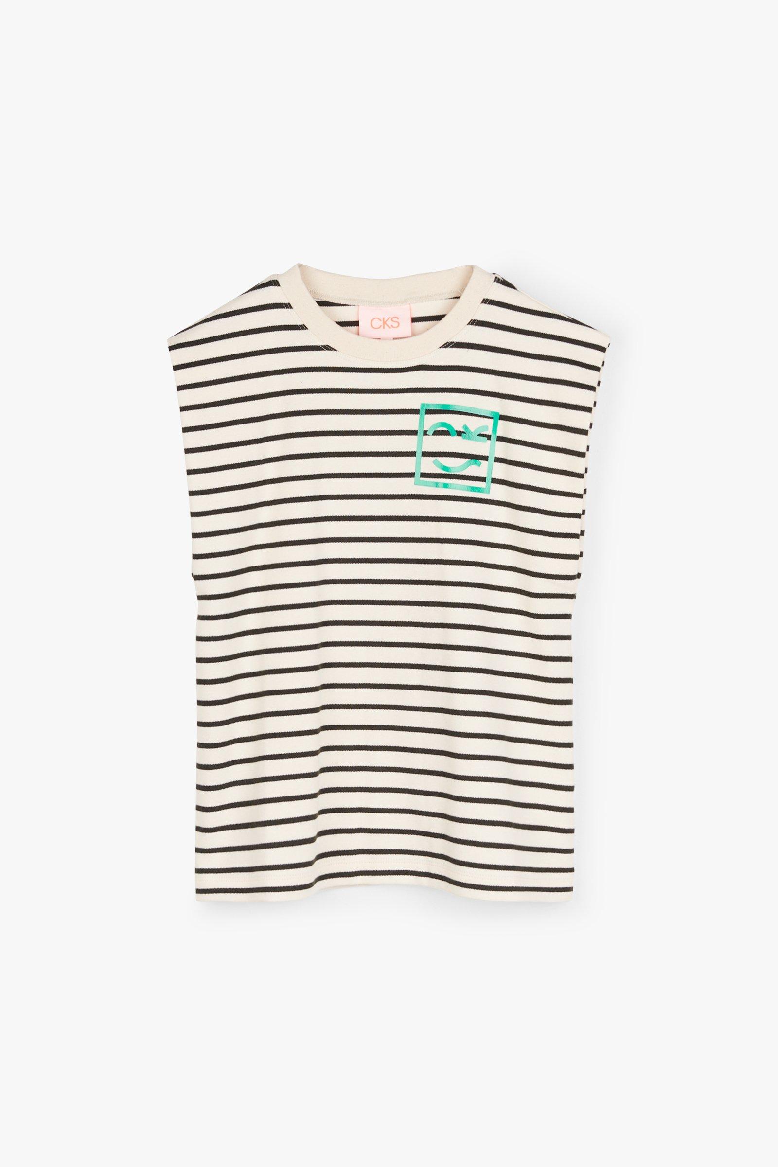 CKS Teens - PORT - mouwloze top - lichtbeige