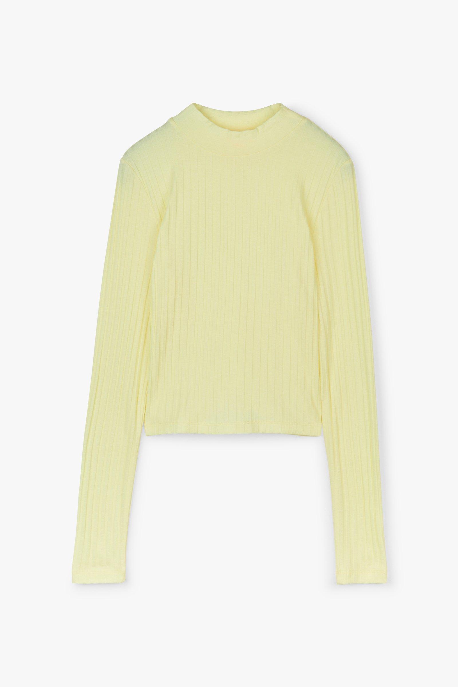 CKS Teens - PANAS - t-shirt long sleeves - light yellow