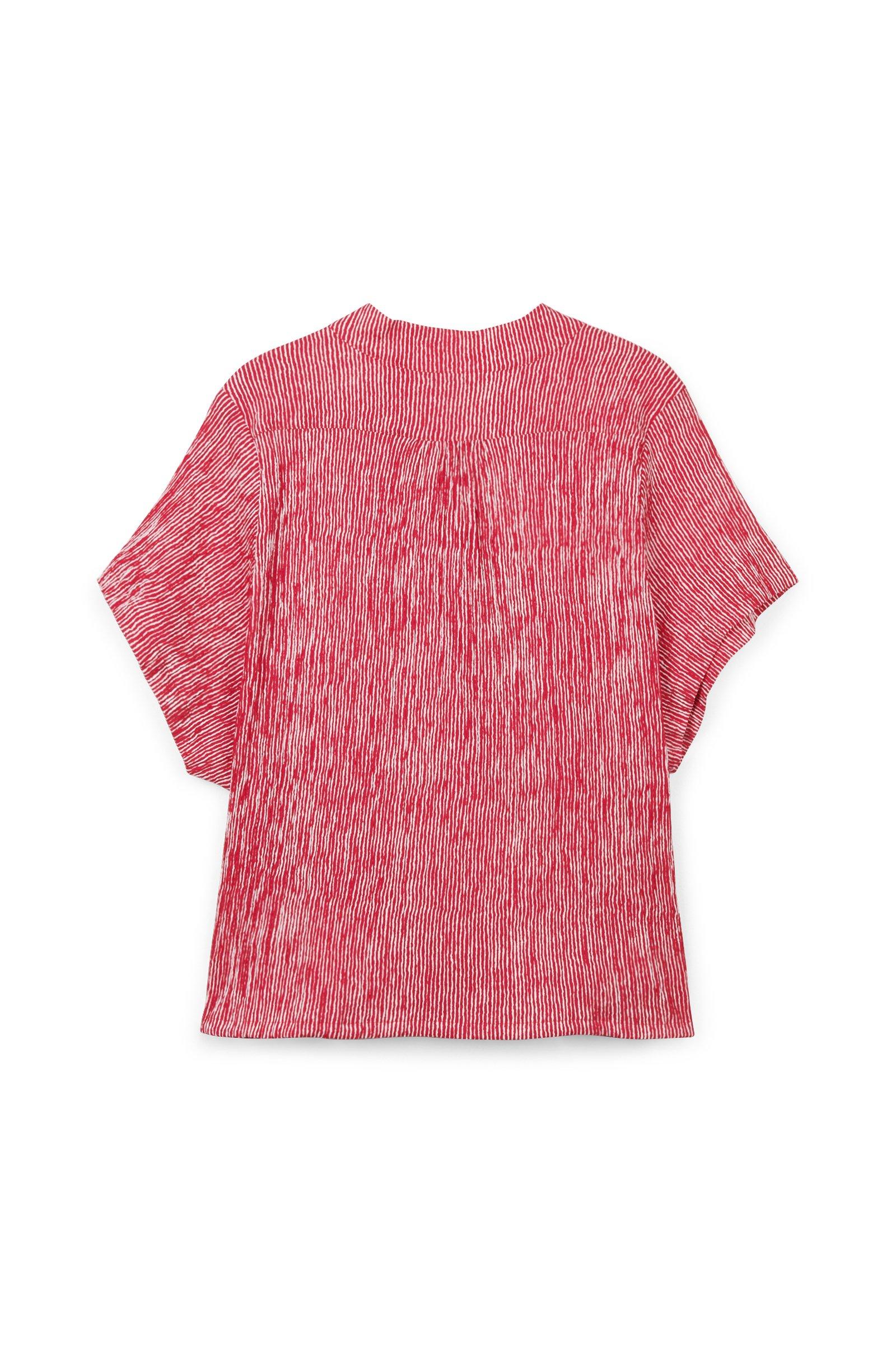 CKS Dames - LEDO - blouse korte mouwen - meerkleurig