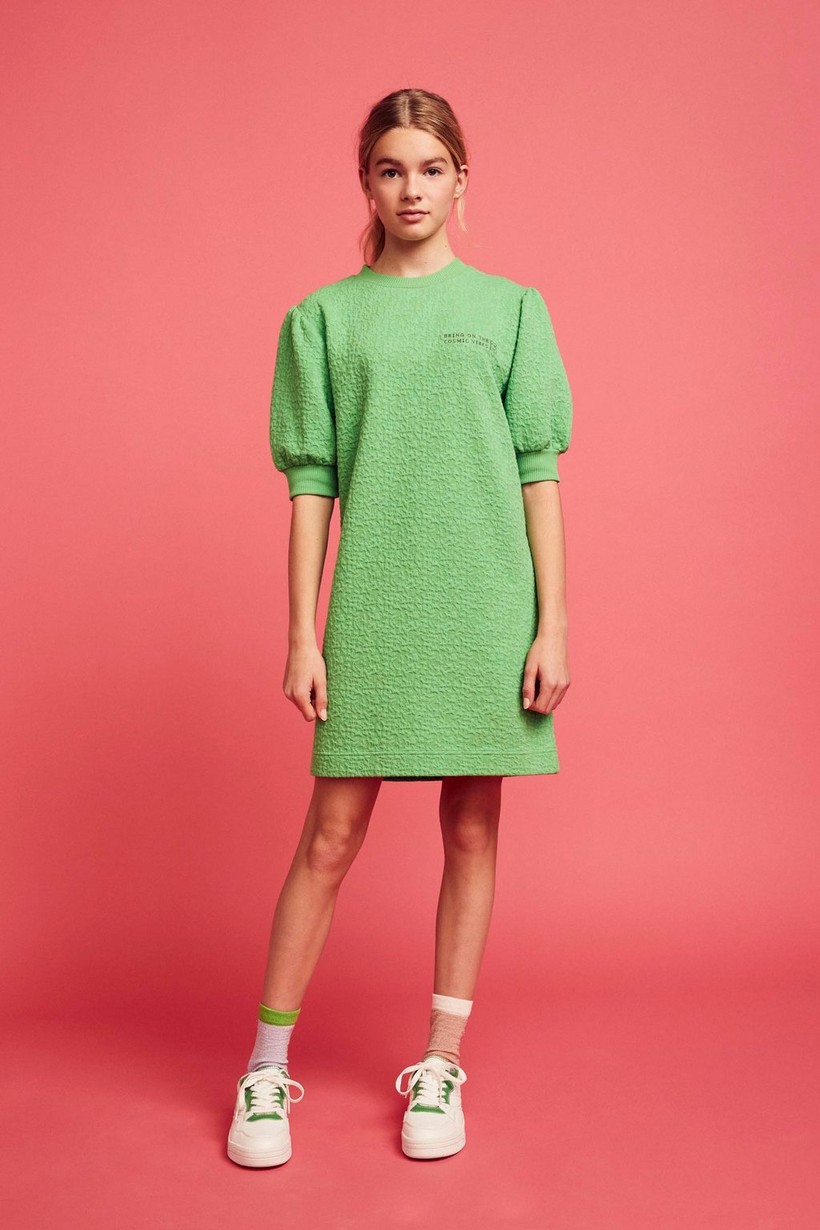 CKS Teens - PEEPS - short dress - bright green