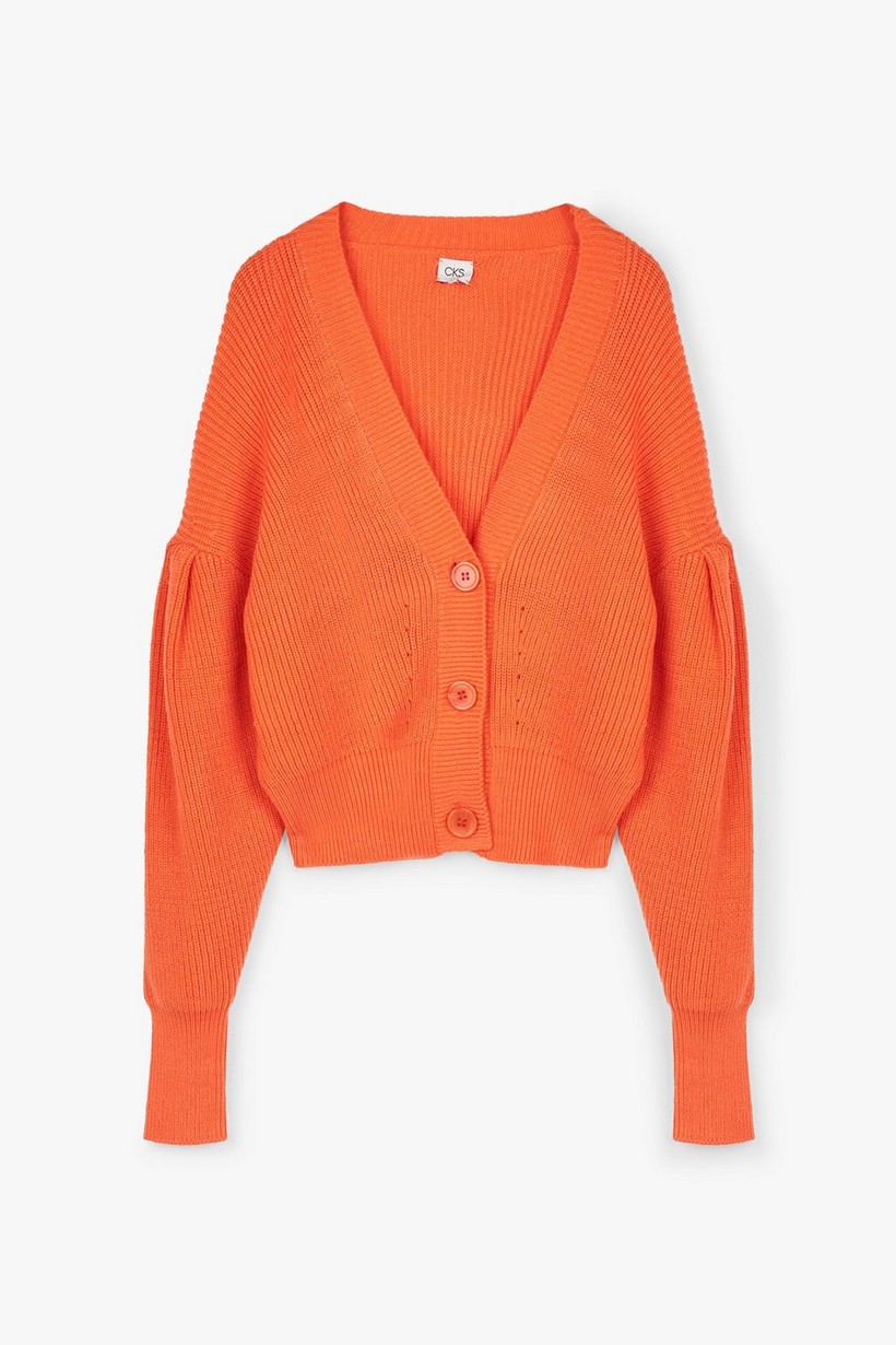 CKS Teens - REVA - cardigan - bright orange