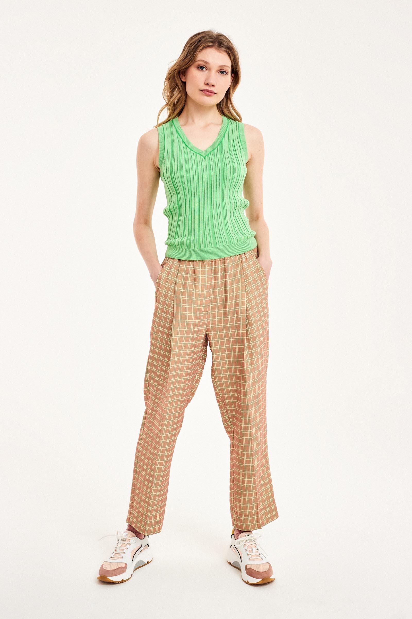 CKS Dames - PUZZLE - knitted top - bright green