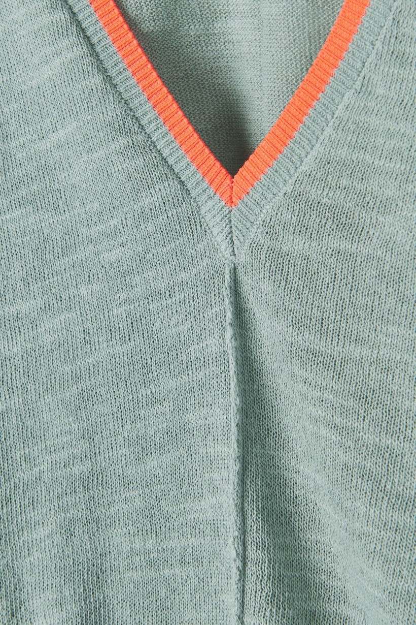 CKS Dames - PHANTASM - knitted top - green