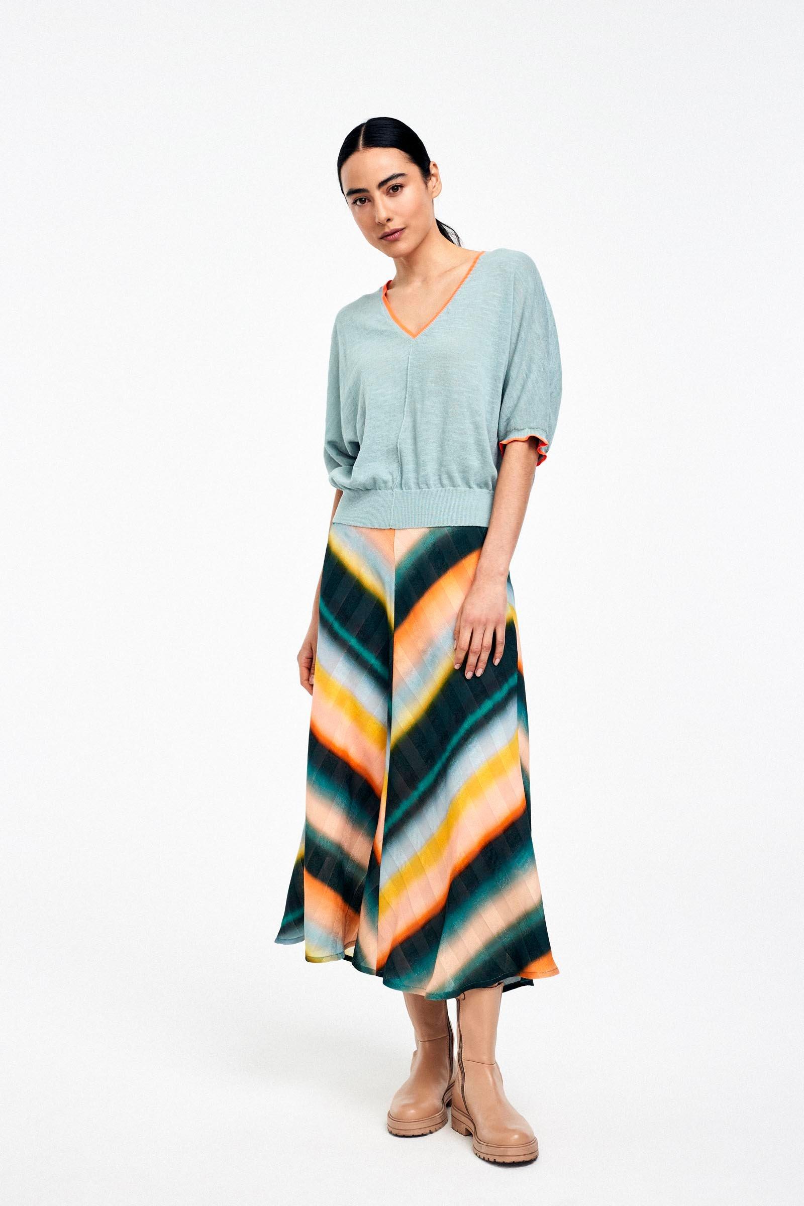 CKS Dames - PHANTASM - knitted top - green