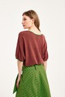 CKS Dames - PHANTASM - knitted top - brown