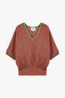 CKS Dames - PHANTASM - knitted top - brown