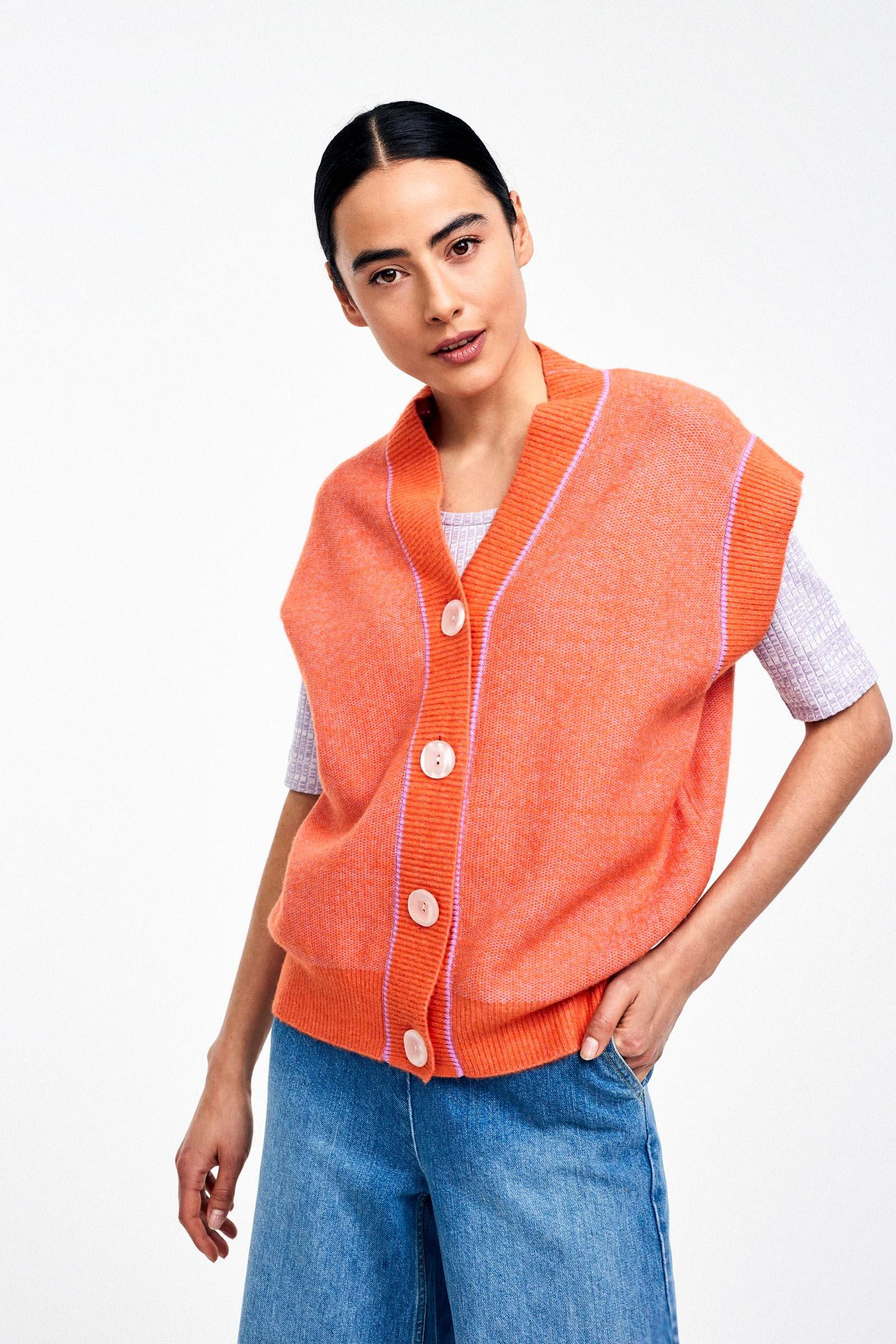 CKS Dames - PRISTIS - cardigan - orange