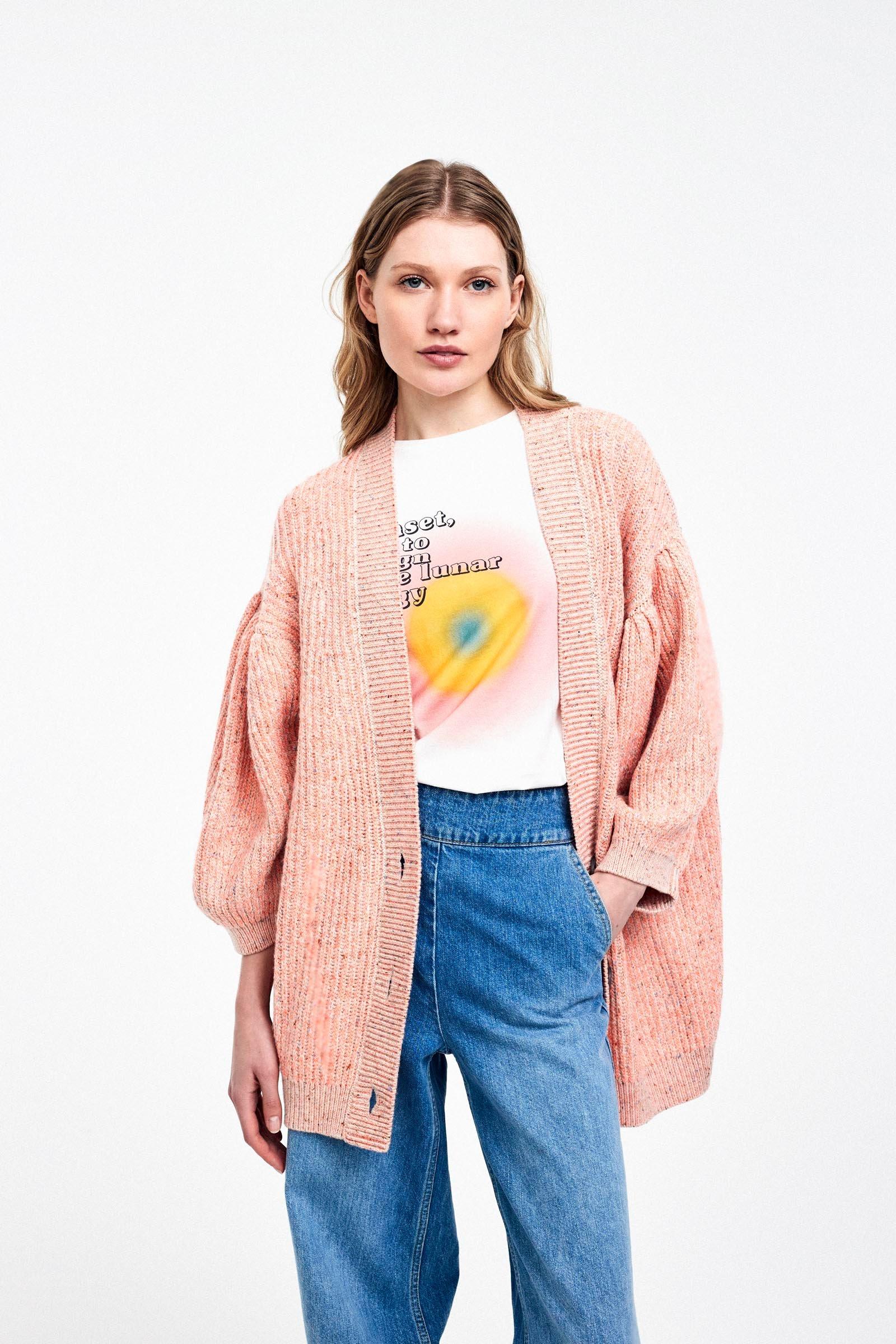 CKS Dames - PROXIMA - cardigan - rose foncé