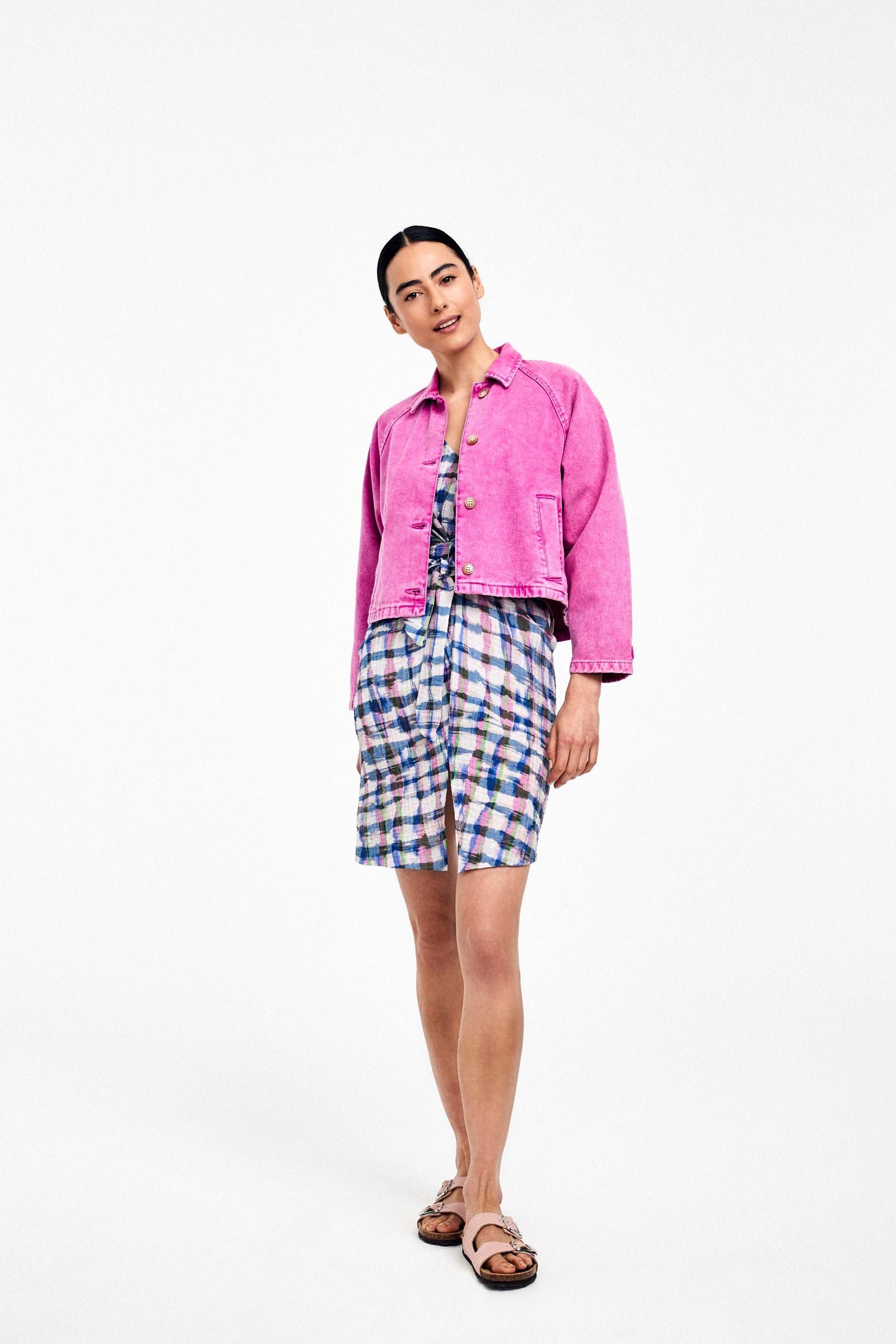 CKS Dames - SAIRA - Denimjacke - Violett
