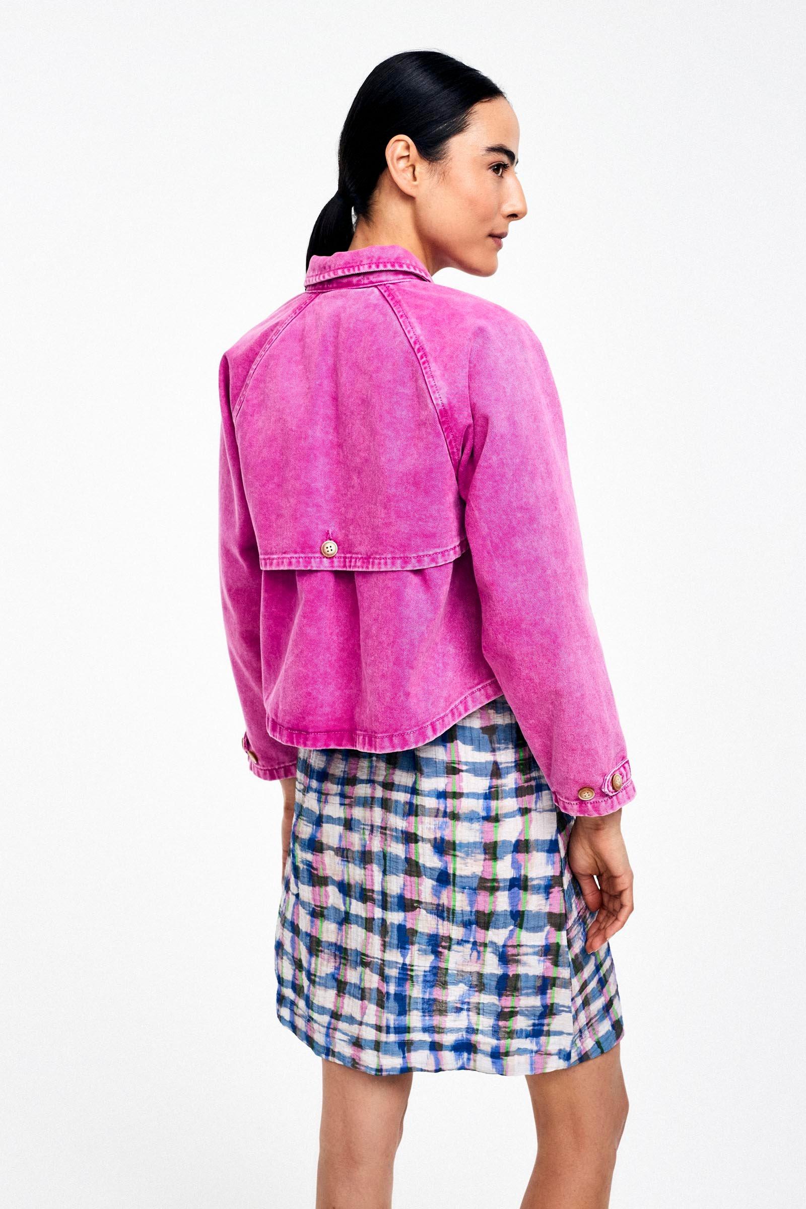 CKS Dames - SAIRA - Denimjacke - Violett