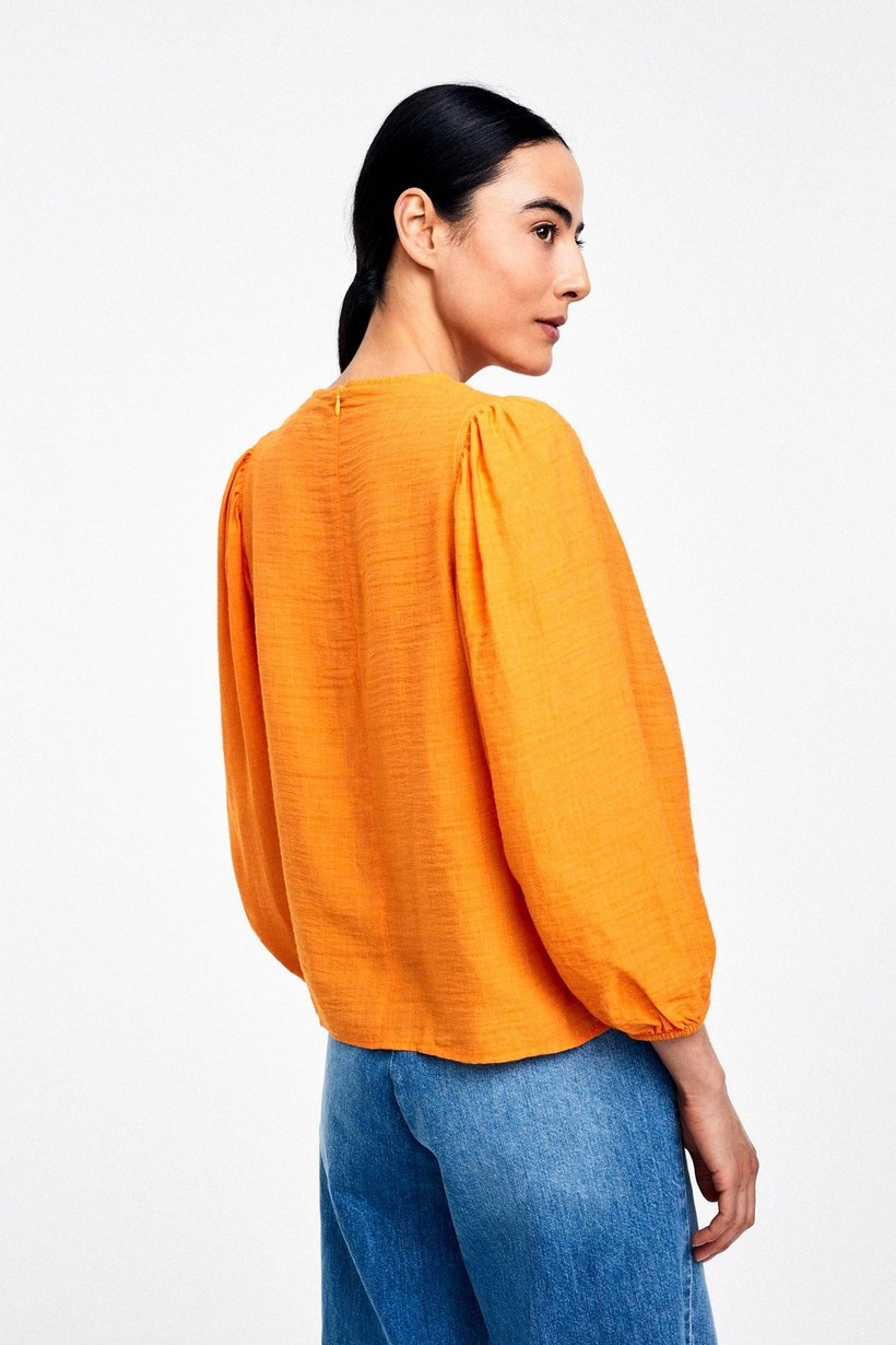 CKS Dames - WULAN - blouse lange mouwen - oranje