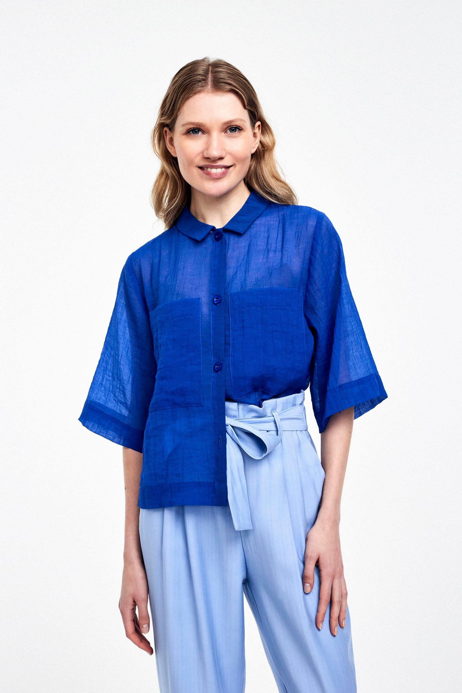 CKS Dames - SELIN - blouse lange mouwen - donkerblauw