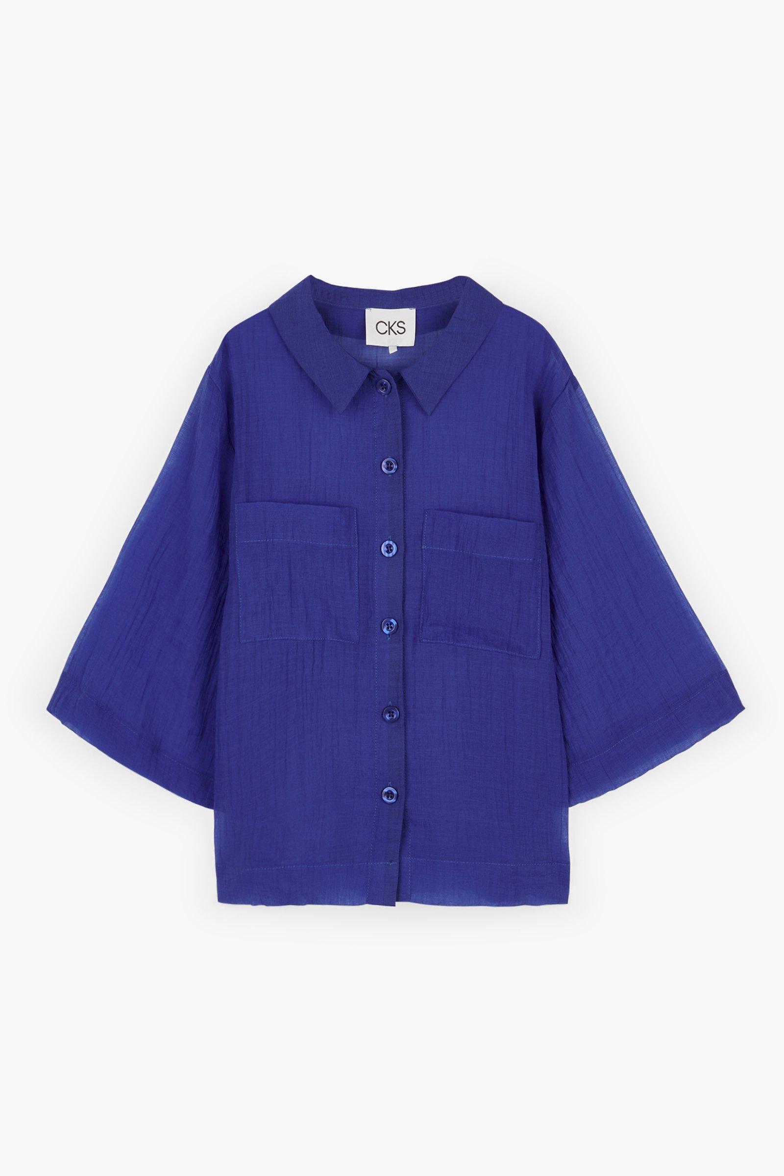 CKS Dames - SELIN - blouse lange mouwen - donkerblauw