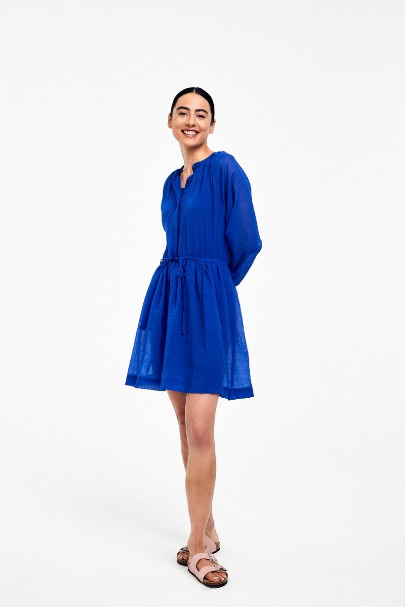 CKS Dames - WEFA - korte jurk - donkerblauw
