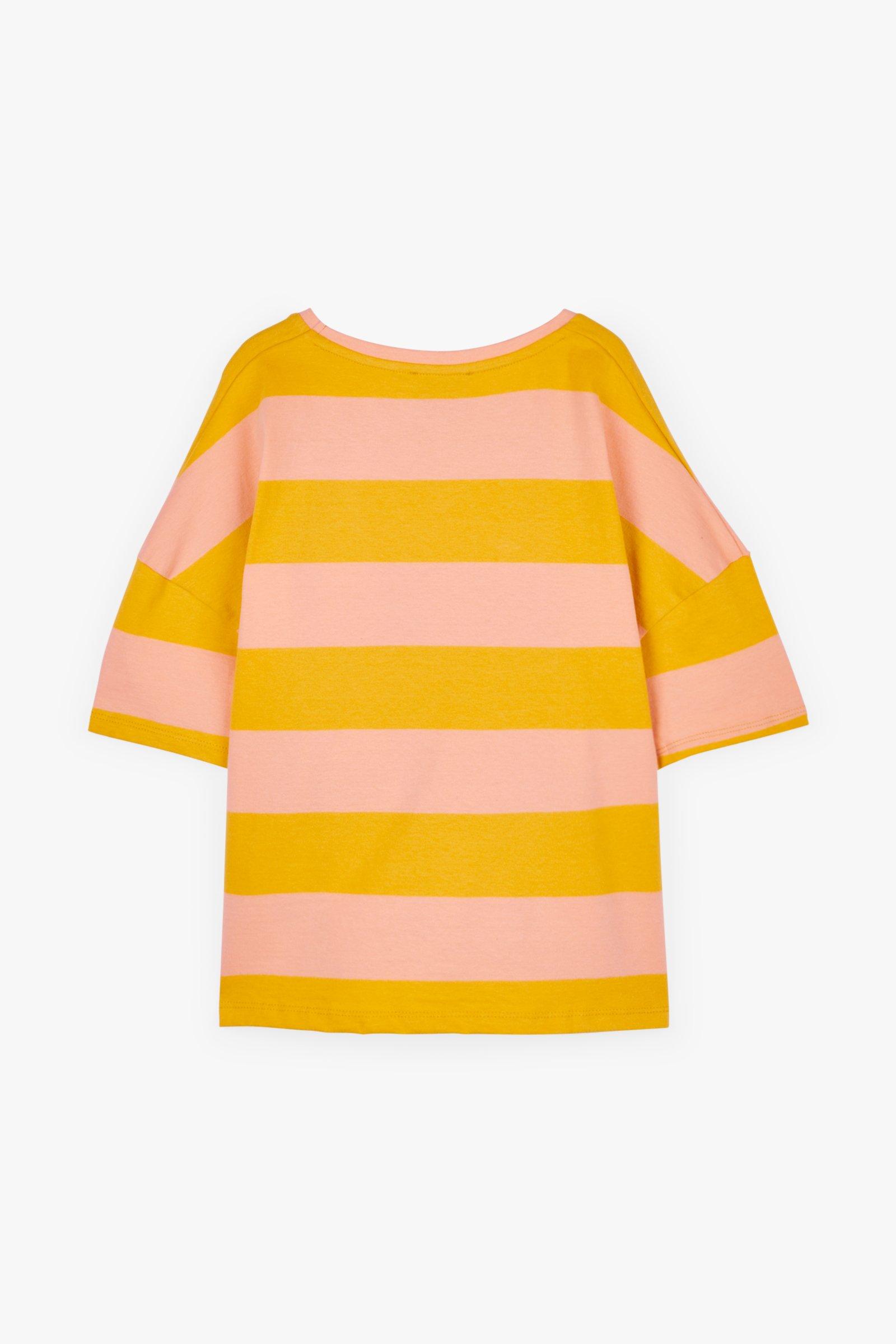CKS Dames - WELCOME - t-shirt short sleeves - yellow