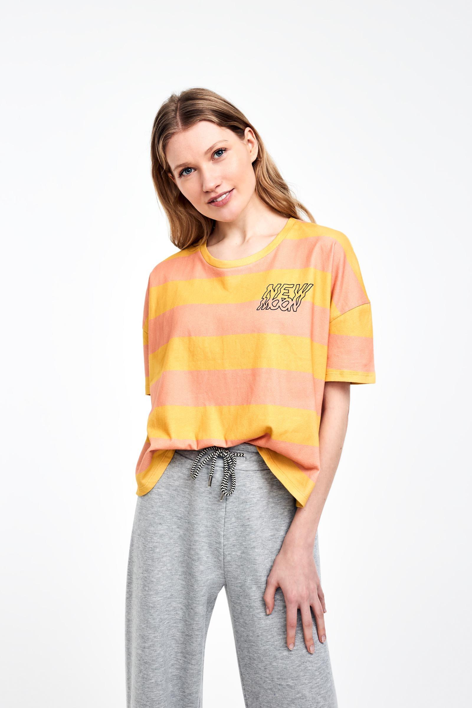 CKS Dames - WELCOME - t-shirt à manches courtes - jaune