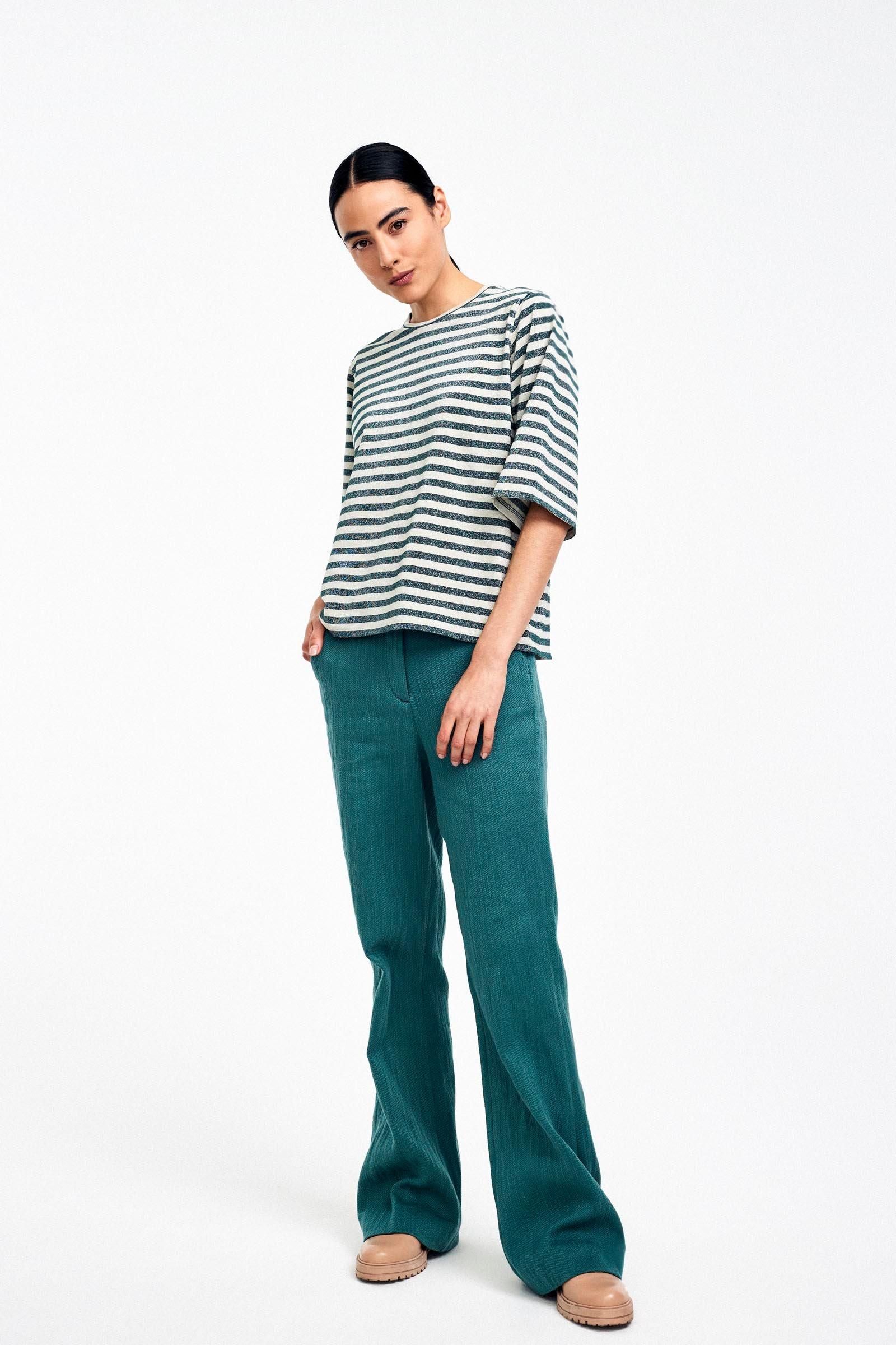 CKS Dames - SARI - quarter sleeve t-shirt - dark green