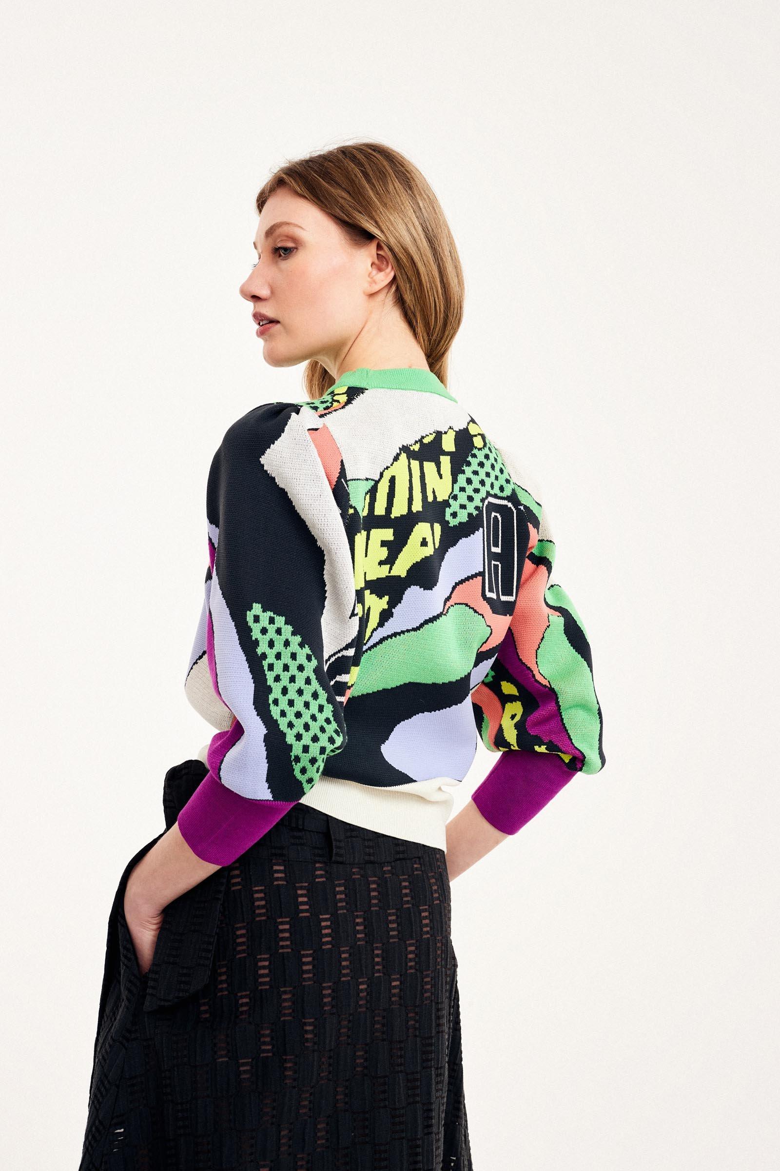 CKS Dames - POSTER - Pullover - Violett