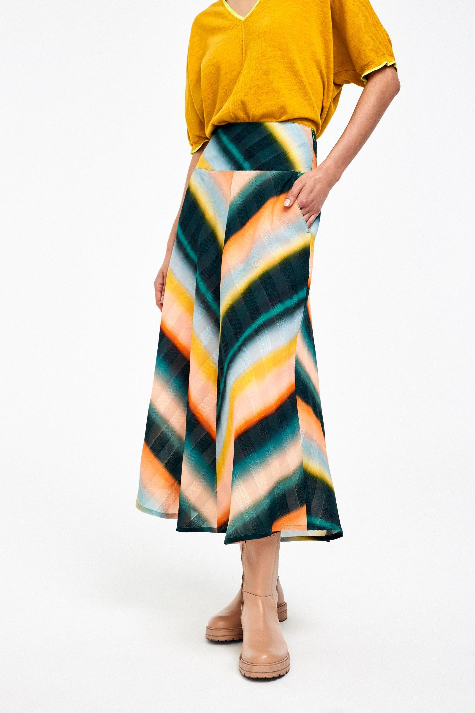 CKS Dames - SAWINA - midi skirt - dark grey