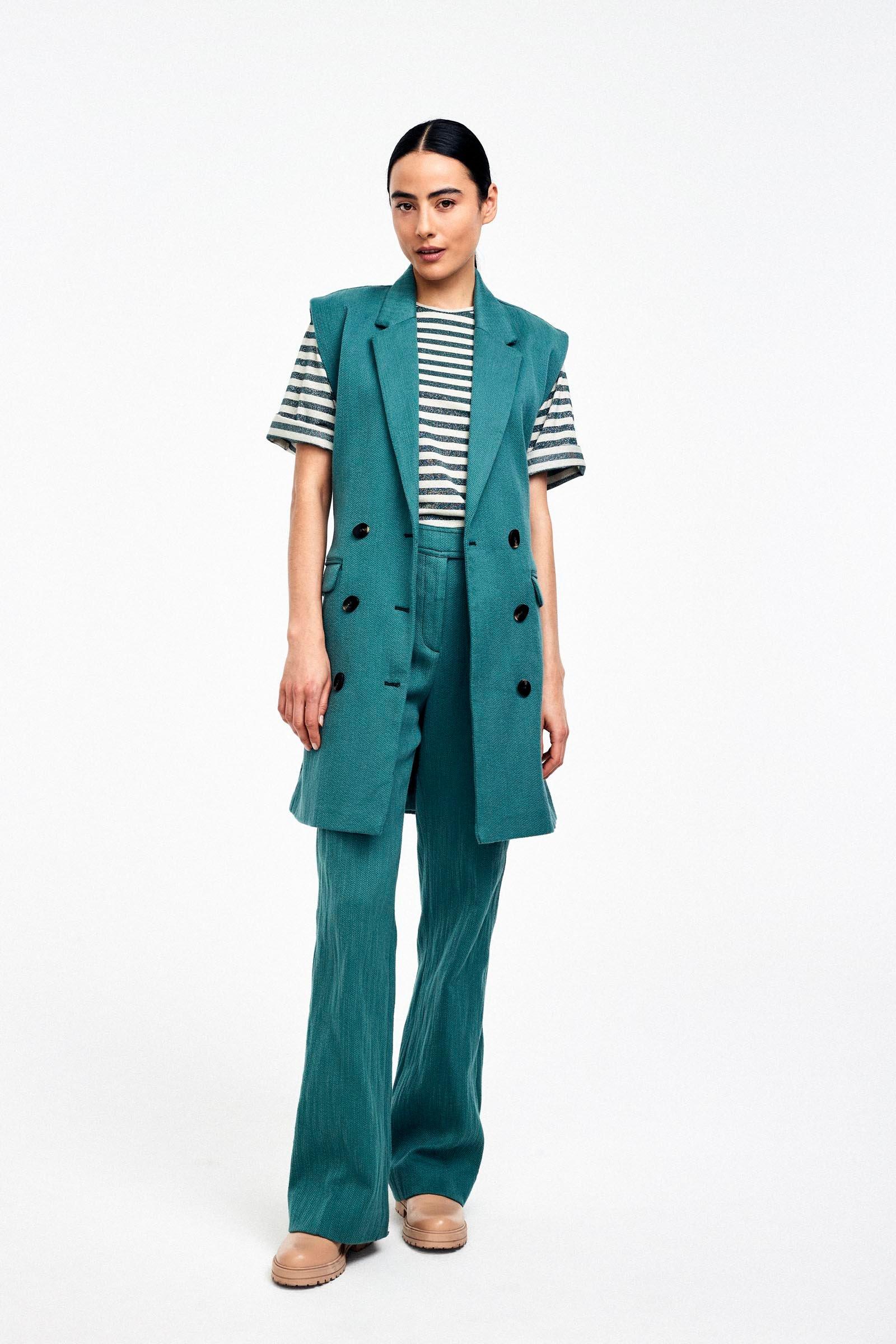 CKS Dames - TARANTA - long trouser - green