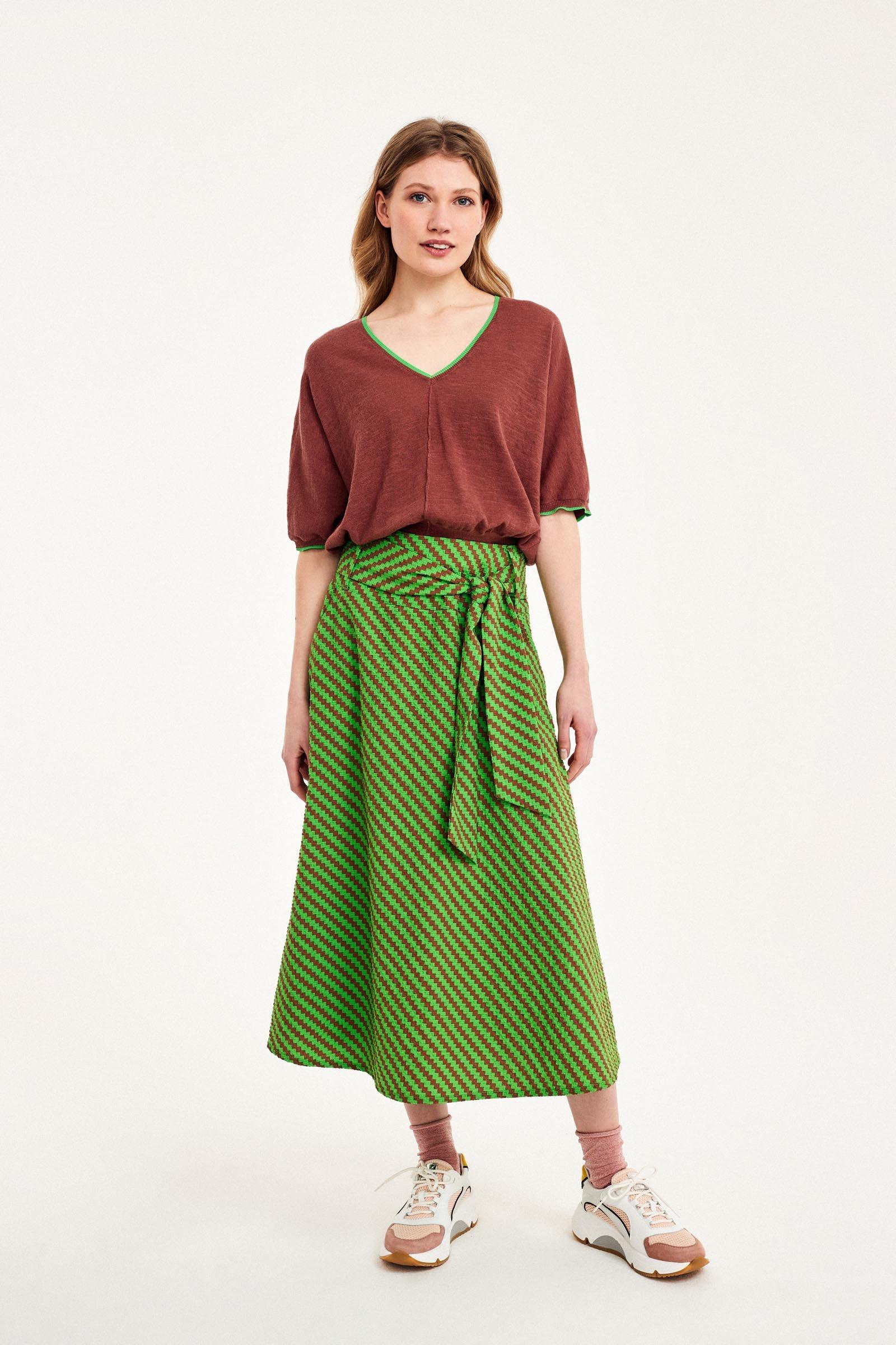 CKS Dames - SAWIN - long skirt - brown