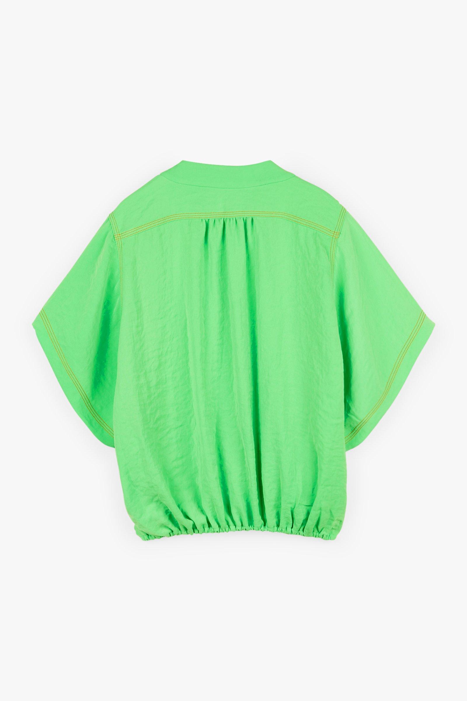 CKS Dames - LEDO - blouse lange mouwen - felgroen