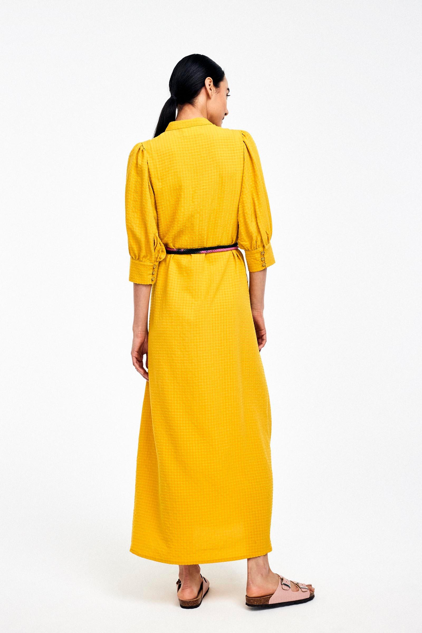 CKS Dames - RILLYS - robe longue - jaune