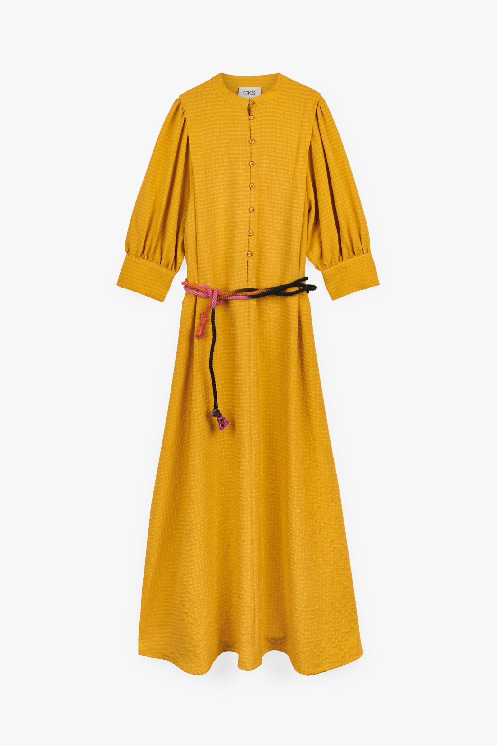 CKS Dames - RILLYS - robe longue - jaune