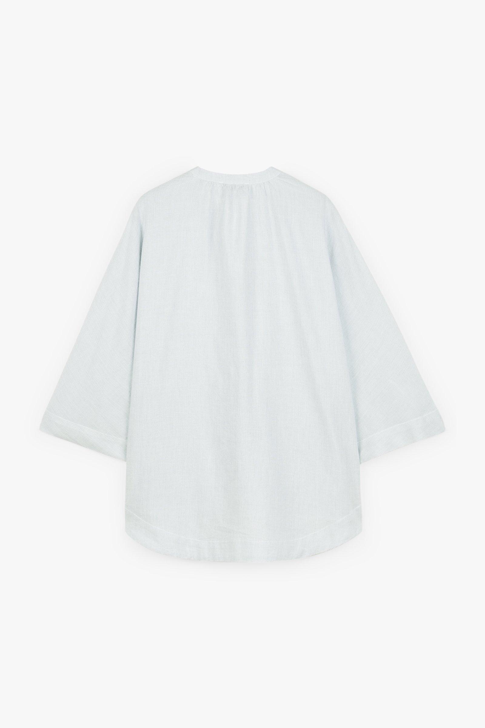 CKS Dames - SANSA - Bluse Kurze Ärmel - Hellblau
