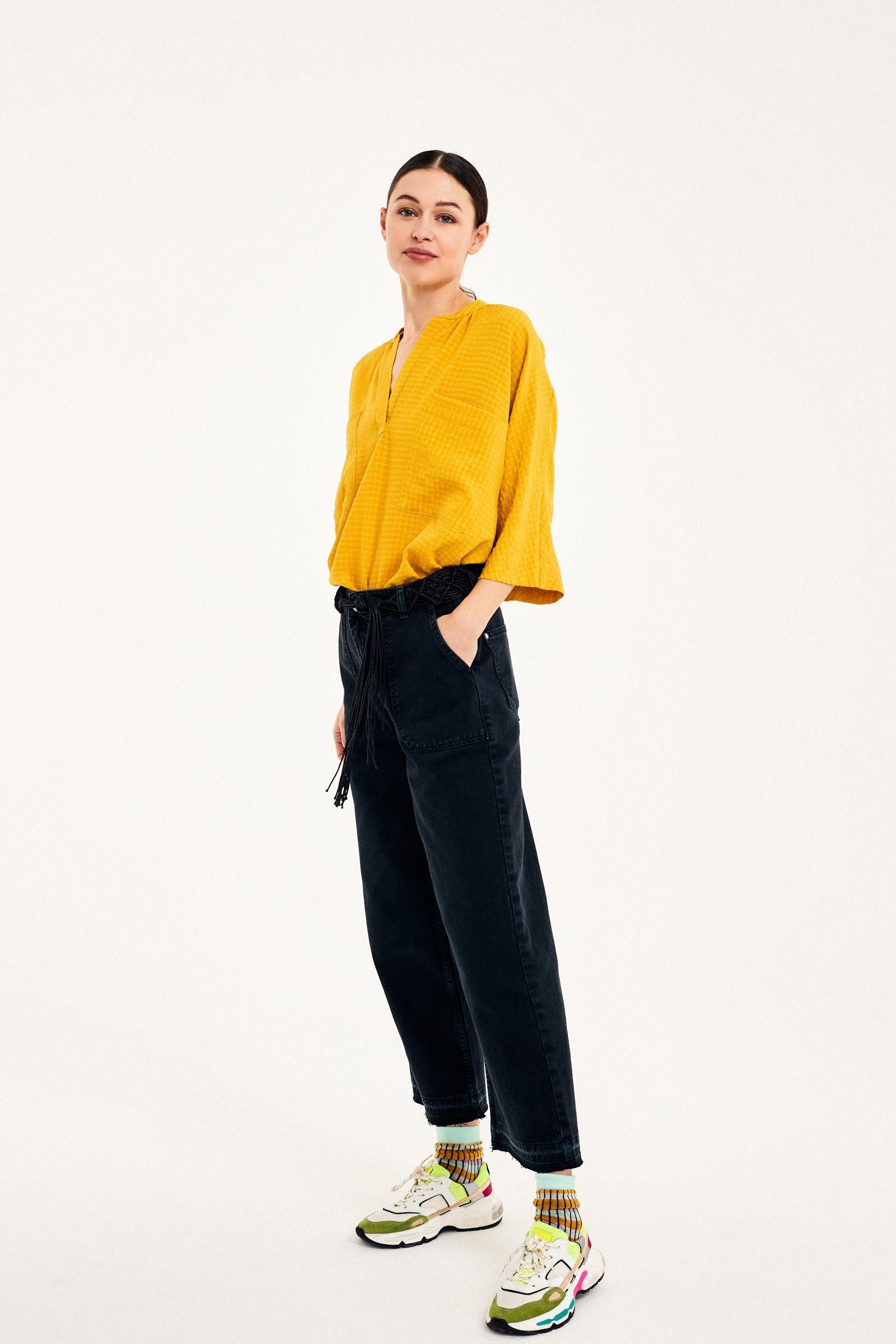 CKS Dames - SANSA - blouse lange mouwen - geel