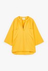CKS Dames - SANSA - blouse korte mouwen - geel