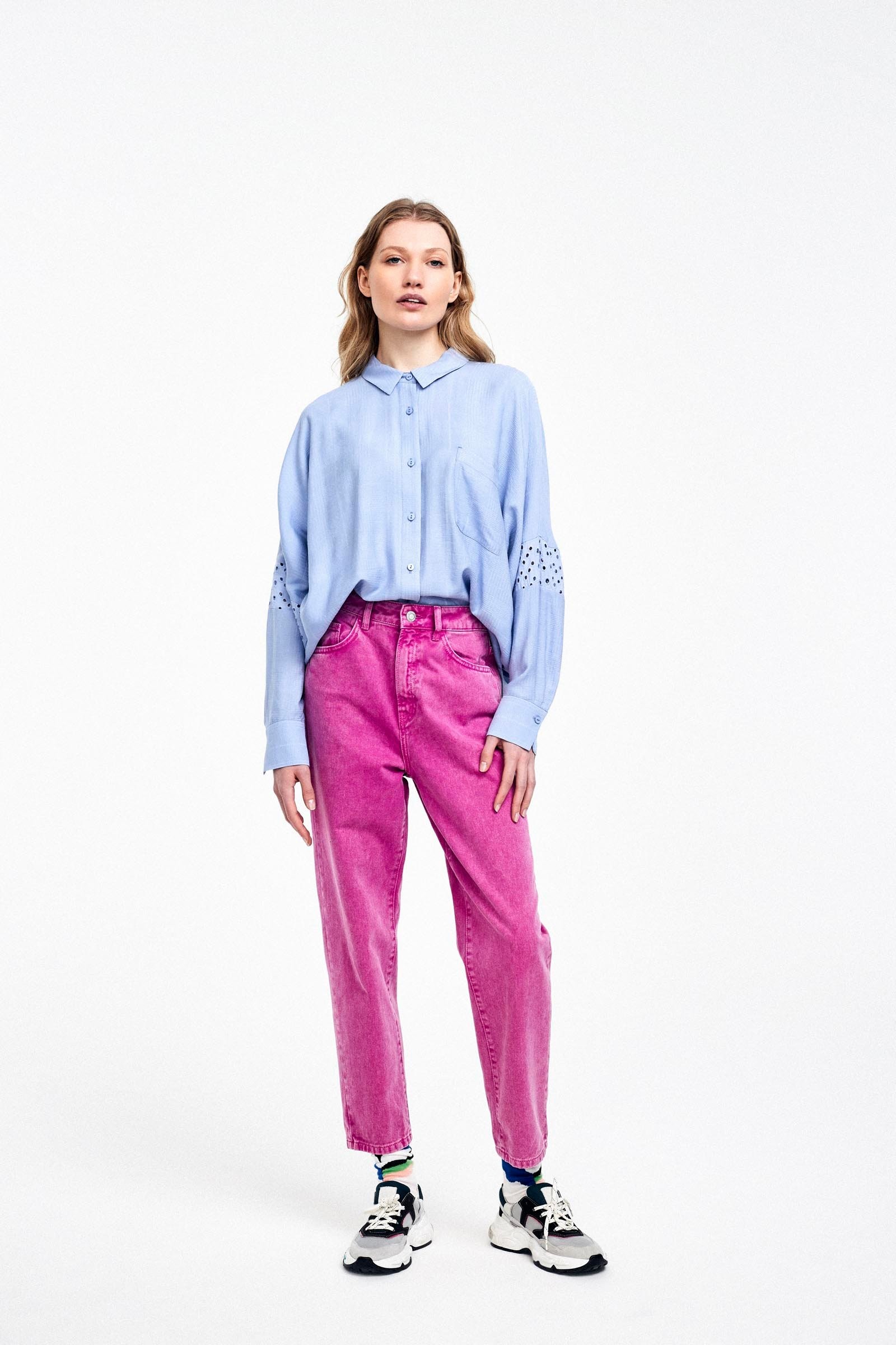 CKS Dames - LATINA - blouse lange mouwen - lila