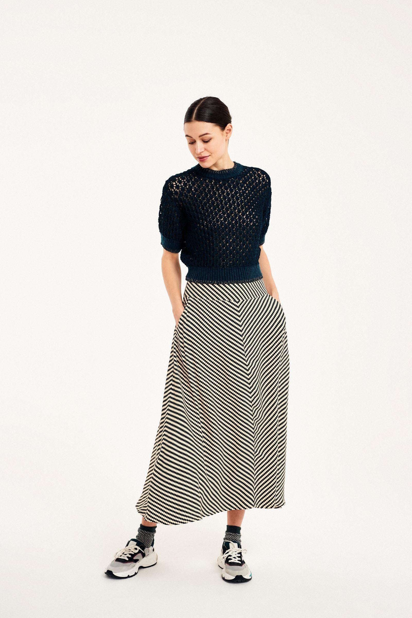 CKS Dames - SAWINA - midi skirt - multicolor
