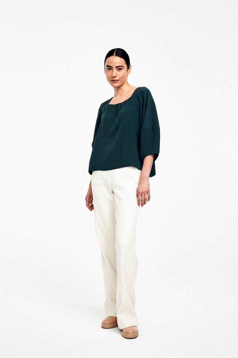 CKS Dames - SELINA - blouse long sleeves - dark green