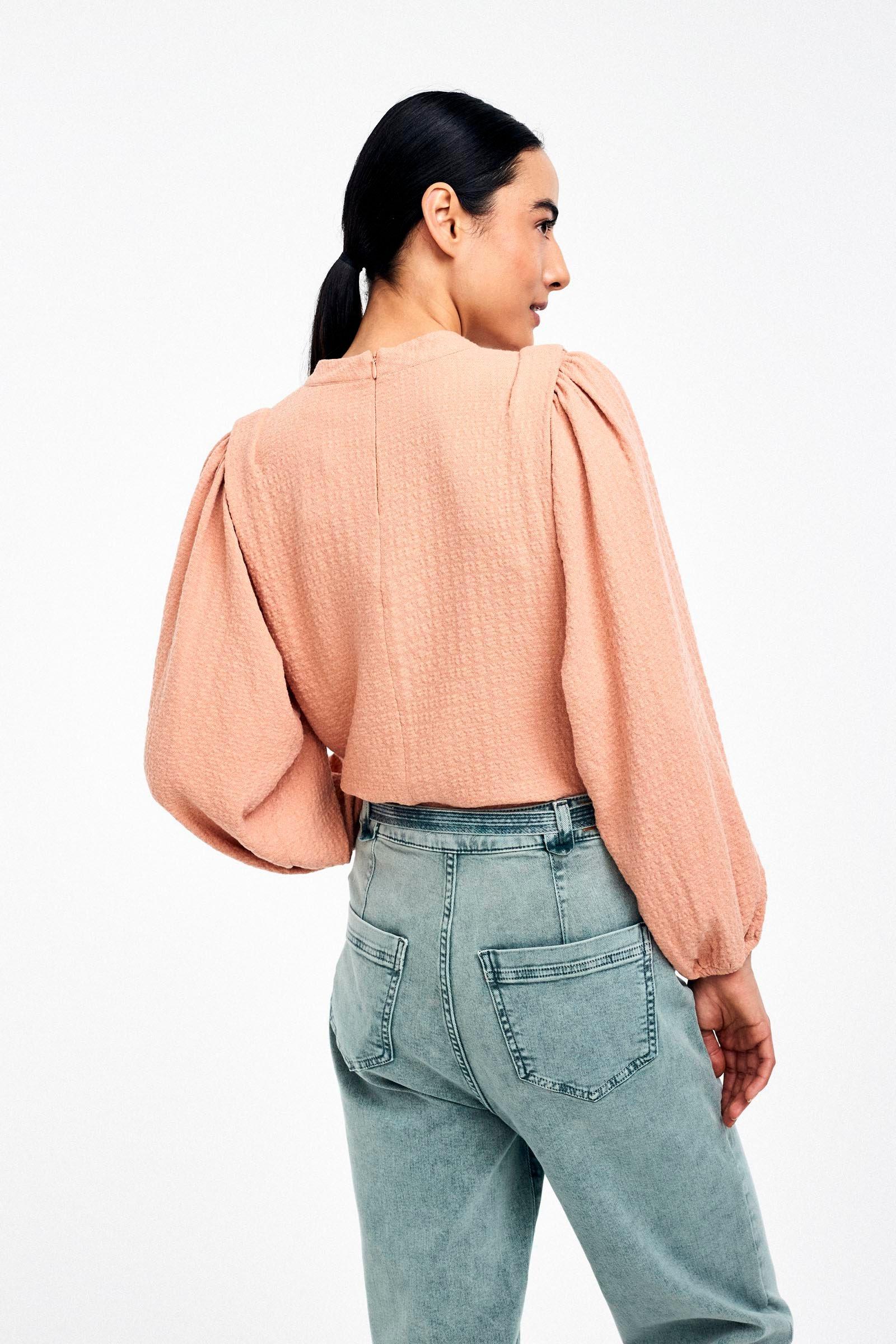 CKS Dames - RIVAL - blouse short sleeves - dark pink