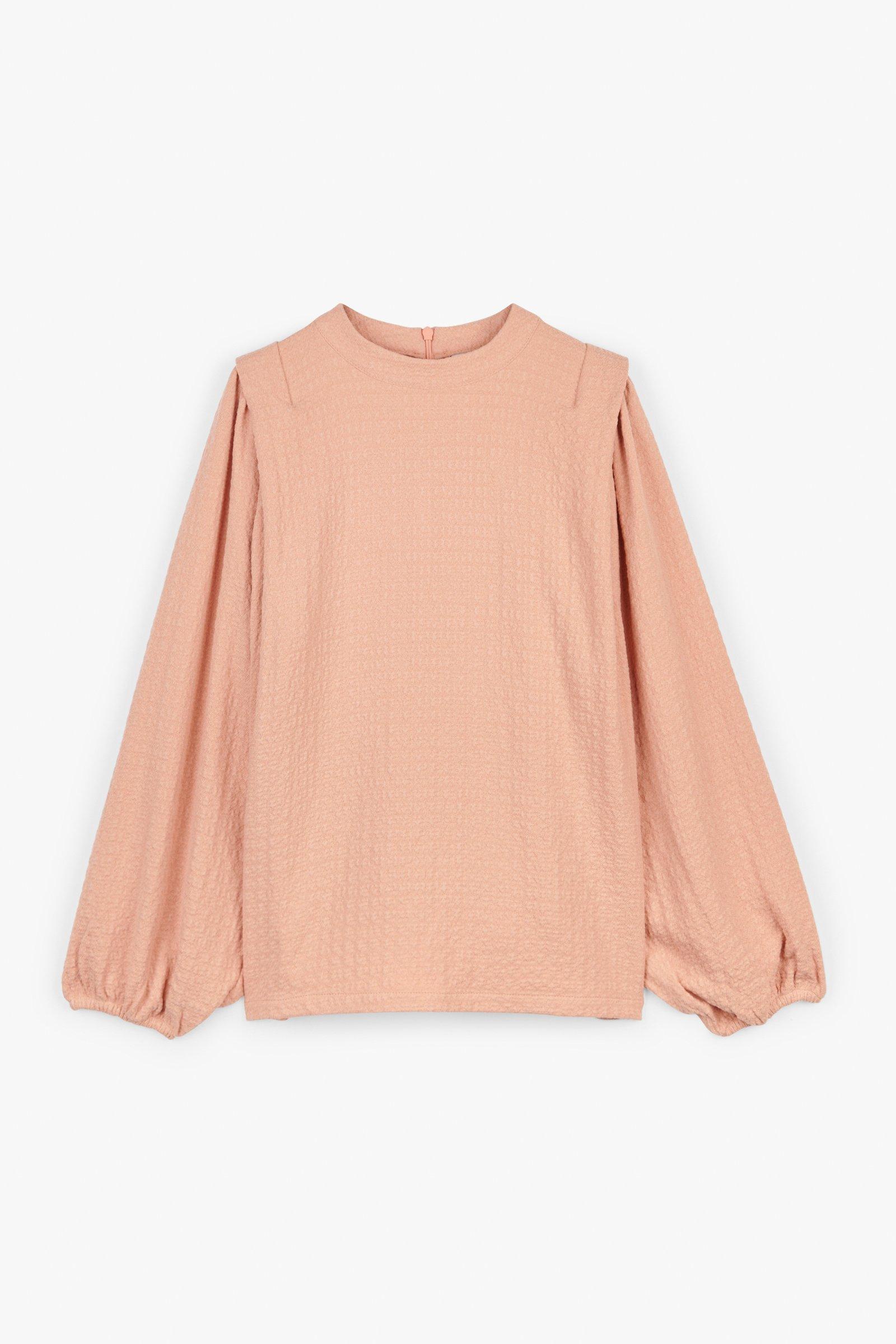 CKS Dames - RIVAL - blouse korte mouwen - oudroze