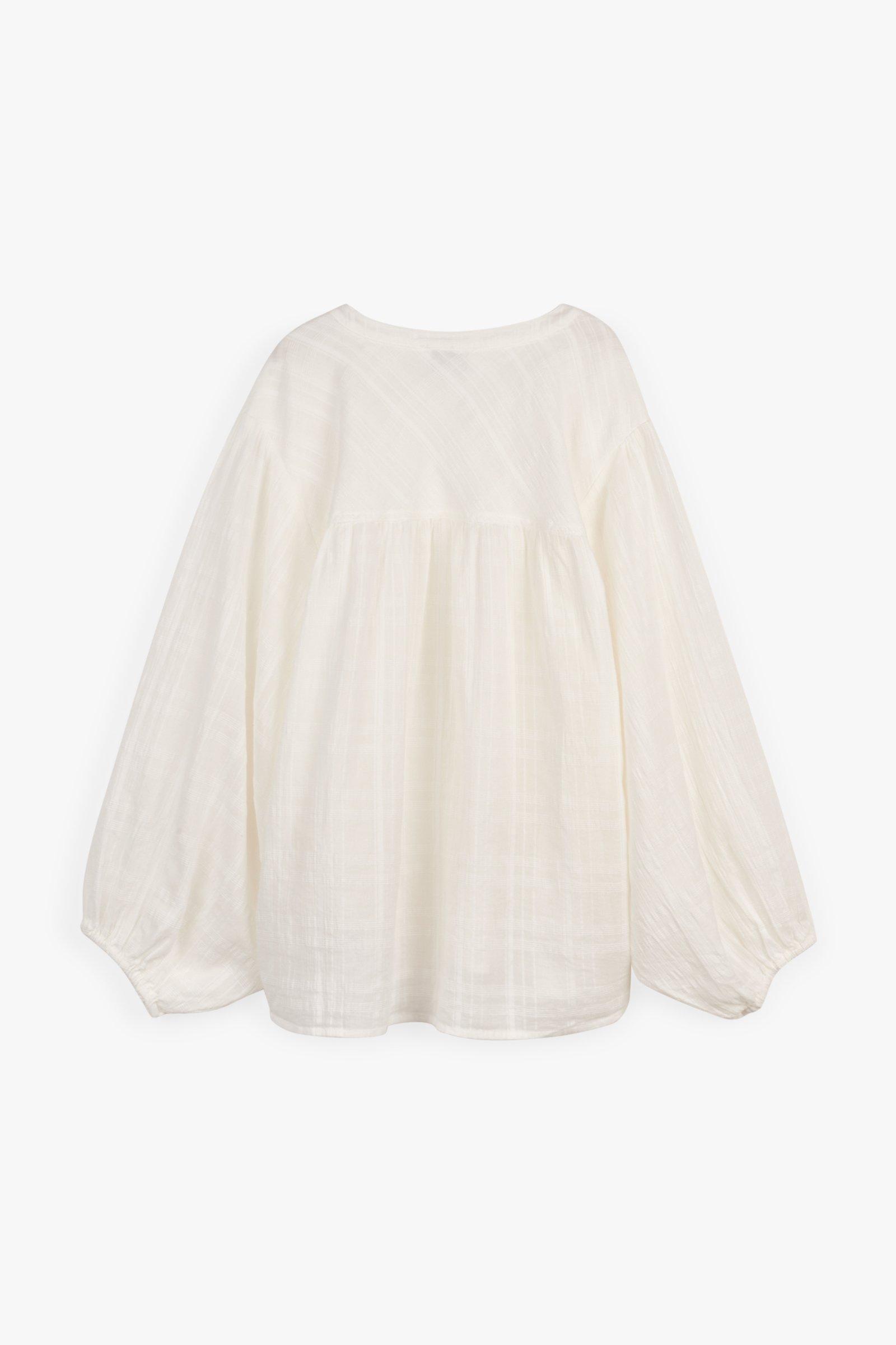 CKS Dames - WILD - Bluse Kurze Ärmel - Weiß