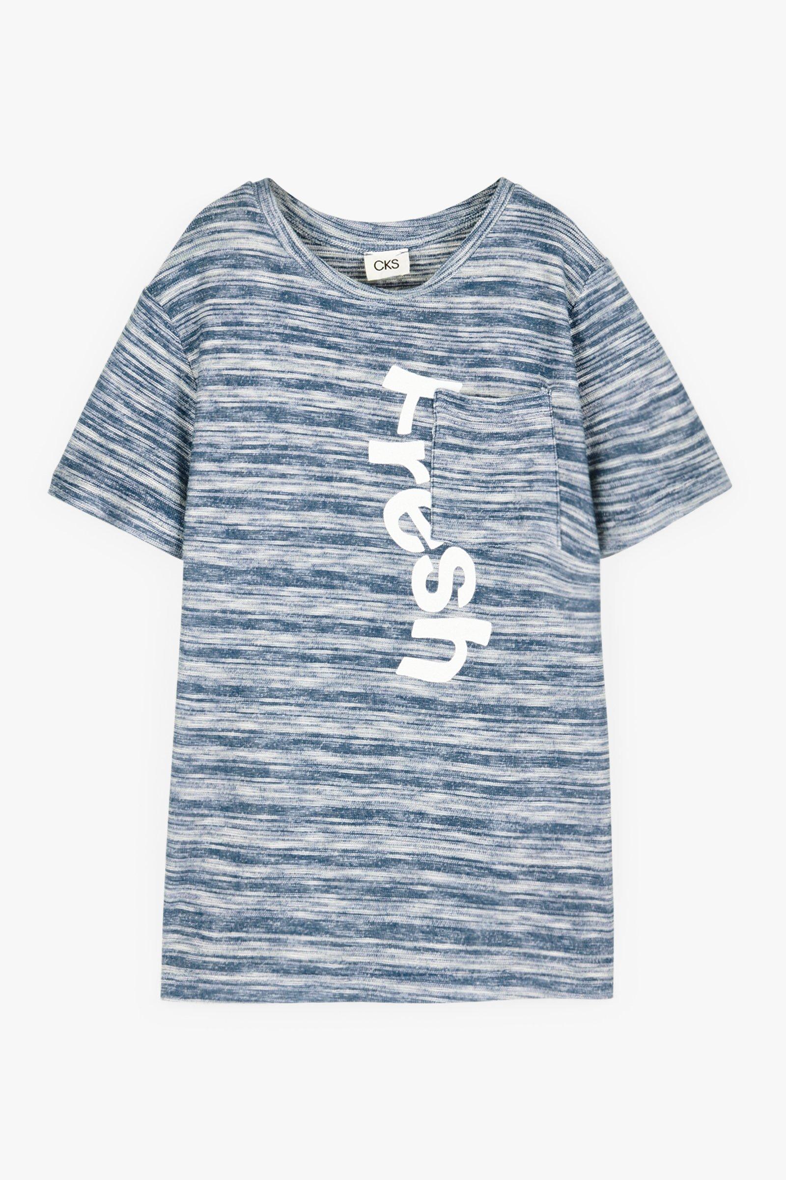 CKS Kids - YAAP - t-shirt korte mouwen - blauw