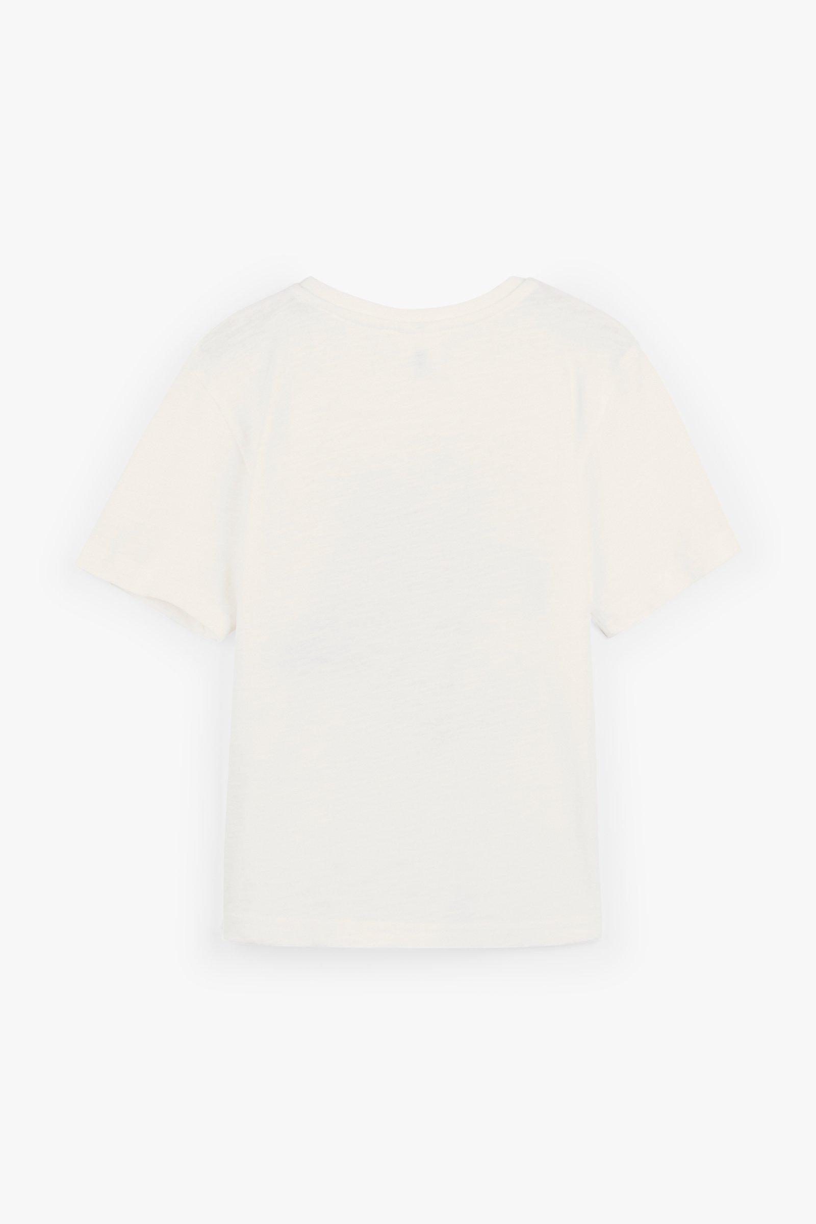 CKS Kids - YOHN - t-shirt korte mouwen - wit