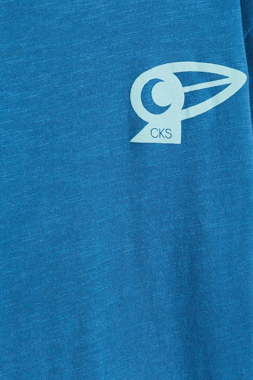 CKS Kids - YUSTIN - t-shirt à manches courtes - bleu
