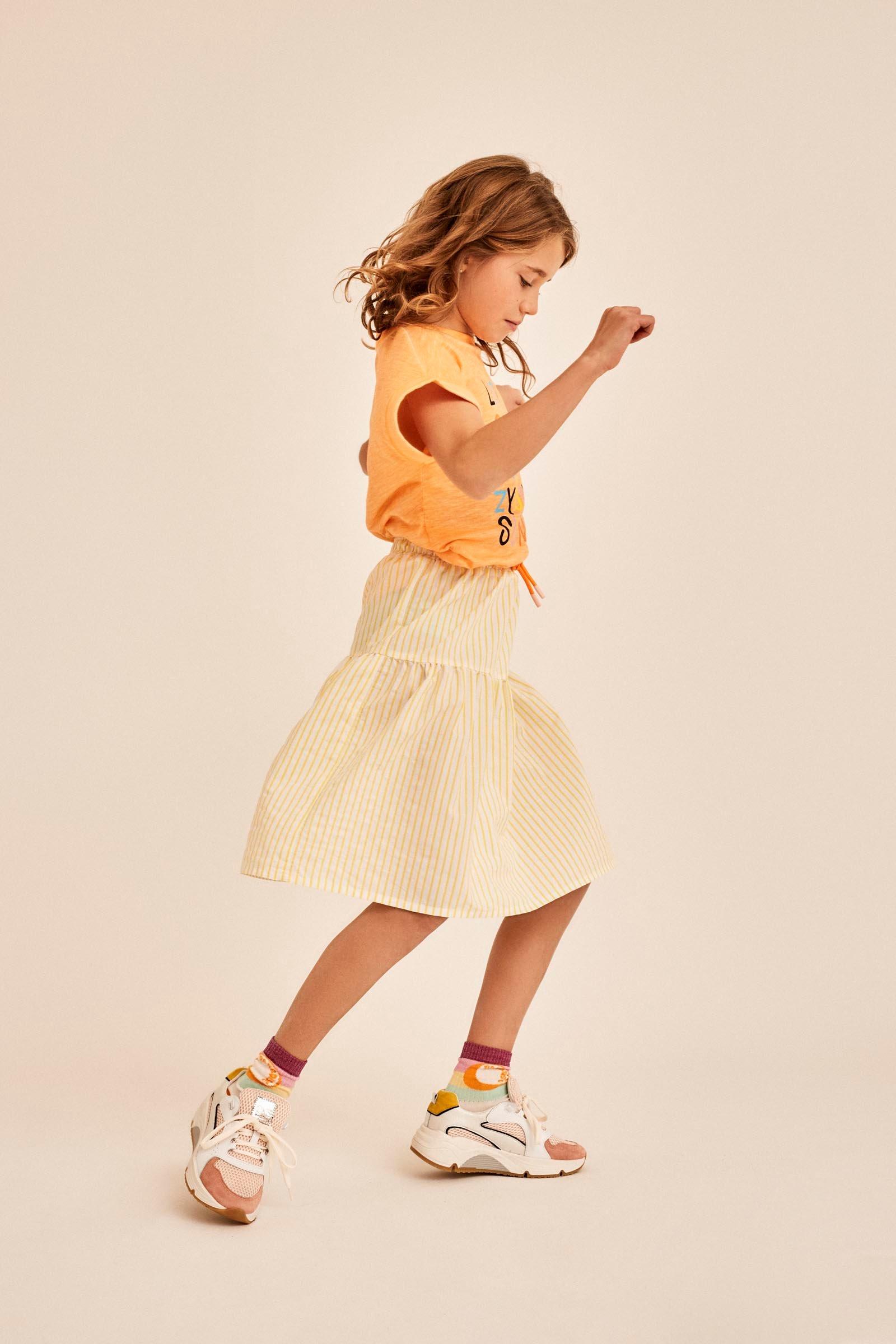 CKS Kids - DEMMA - jupe courte - jaune claire