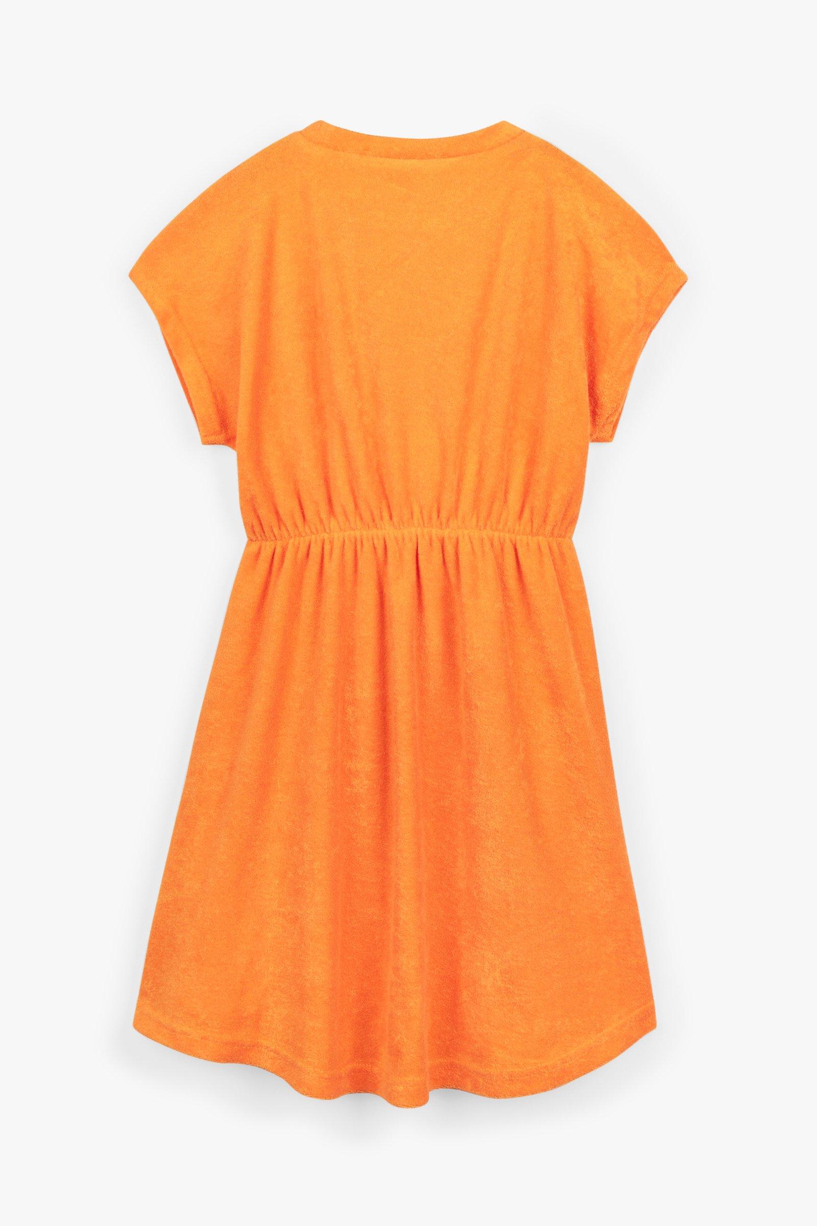 CKS Kids - EMON - short dress - bright orange