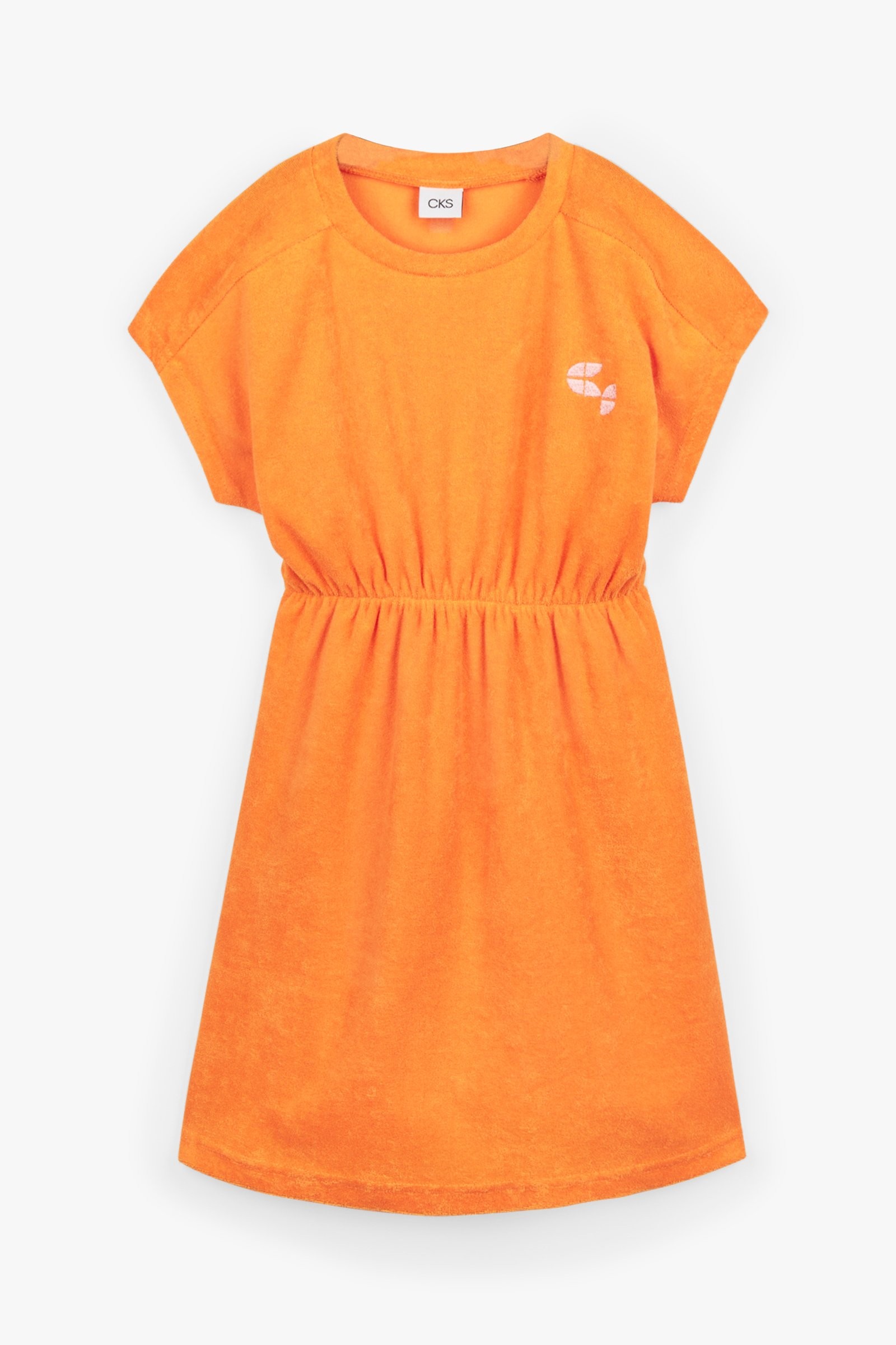 CKS Kids - EMON - robe courte - orange vif