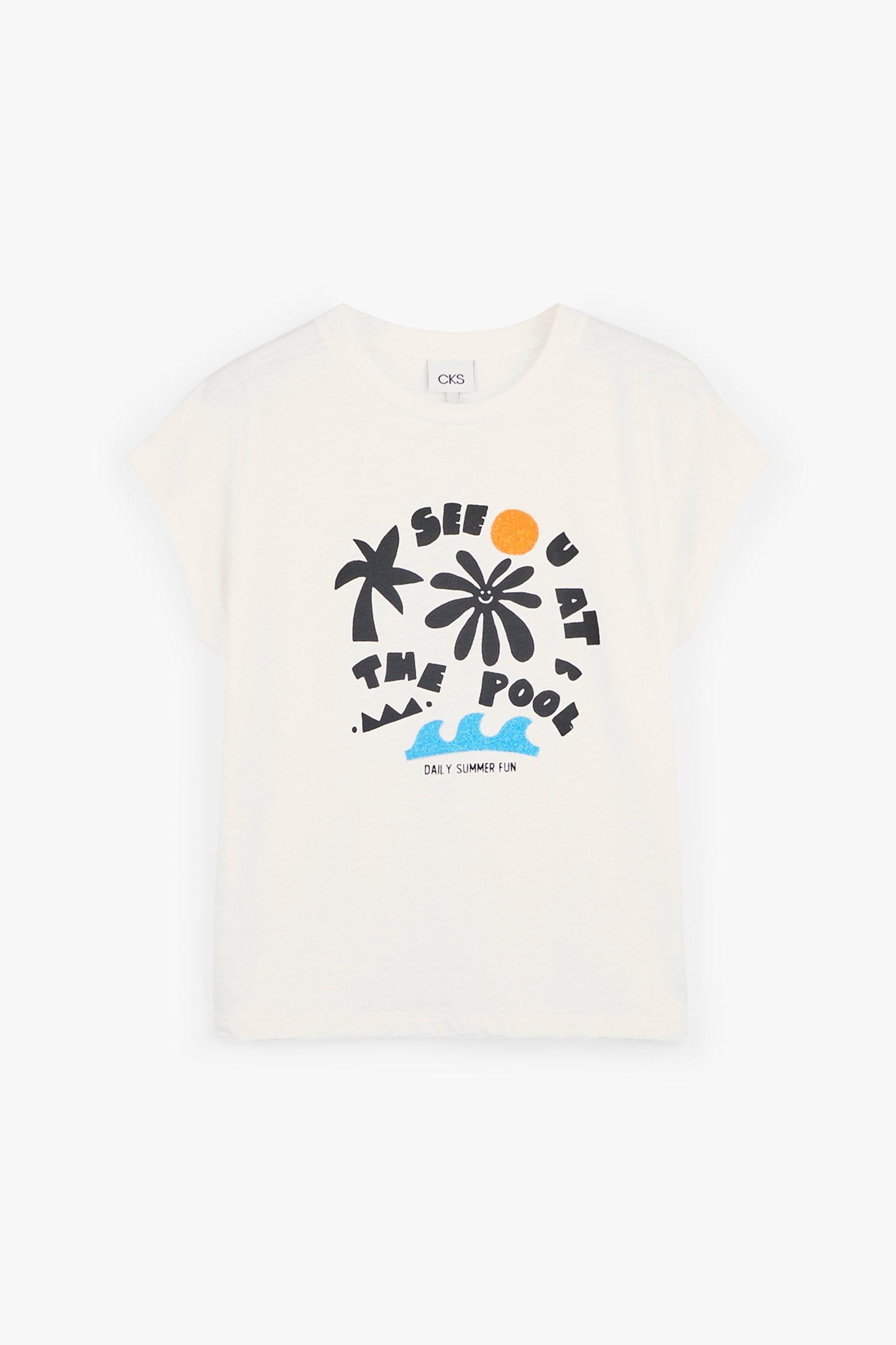 CKS Kids - ENGIE - t-shirt korte mouwen - wit