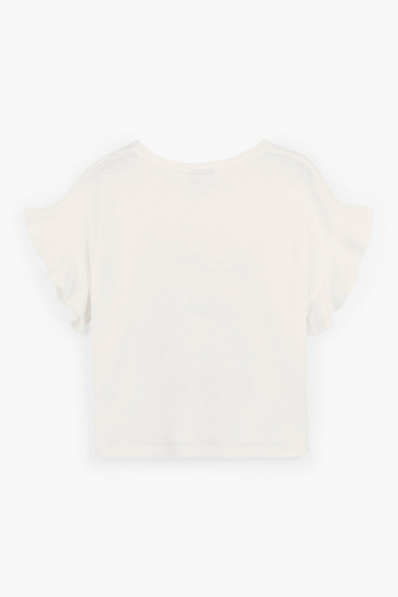 CKS Kids - DOOZIE - t-shirt short sleeves - white