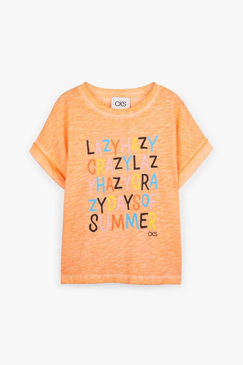 CKS Kids - INAR - t-shirt à manches longues - orange vif