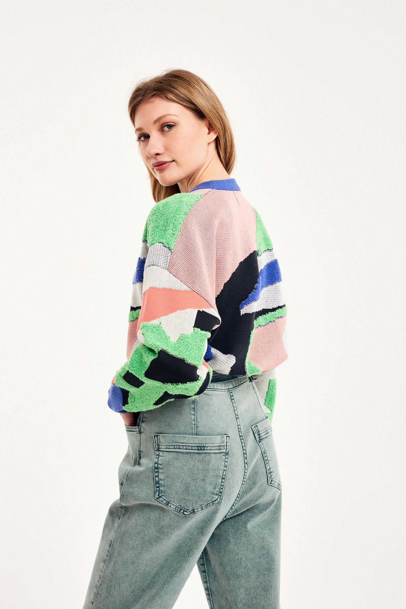 CKS Dames - PROMPT - Pullover - Dunkelblau